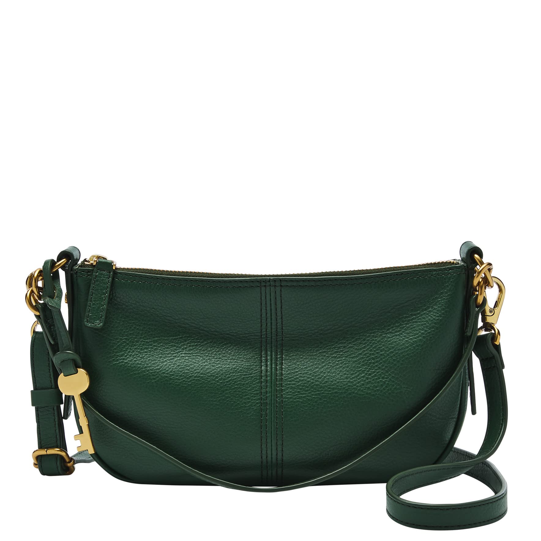 Fossil Women's Jolie Leather Baguette Shoulder Bag - Stylish Crossbody Purse for Work, Travel & Everyday Use | Genuine Leather Handbag for Women