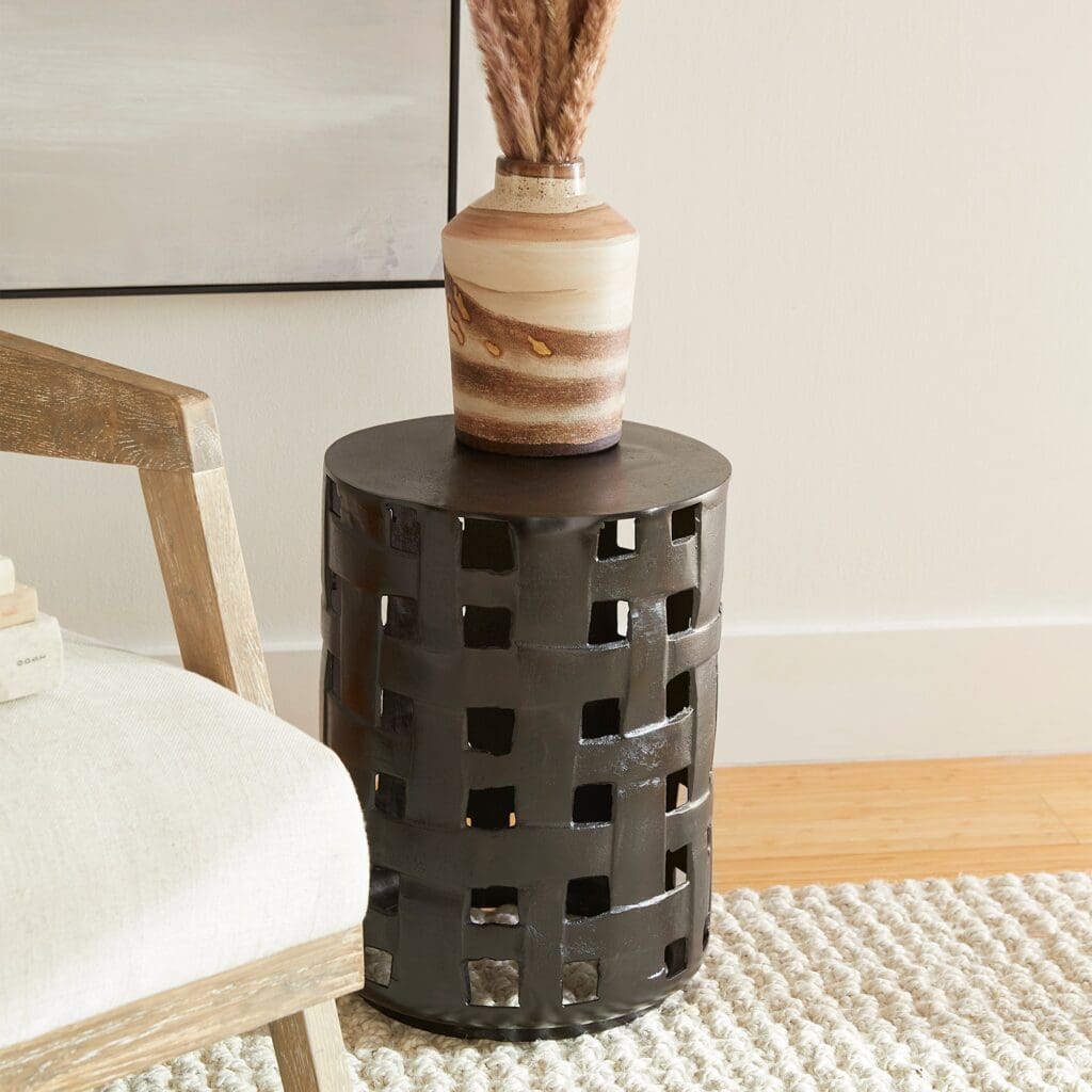 Cyan Design 10733 Cardin Side Table in Bronze - Elegant End Table for Living Room, Bedroom, or Office Decor