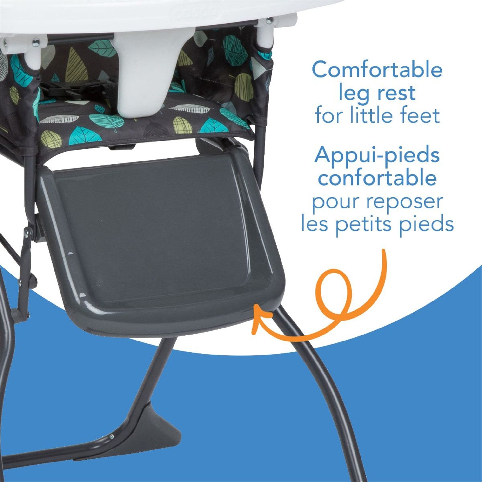 Cosco SimpleFold High Chair for Babies & Toddlers - Lightweight, Portable & Easy to Clean - Perfect for Dining, Travel & Outdoor Use