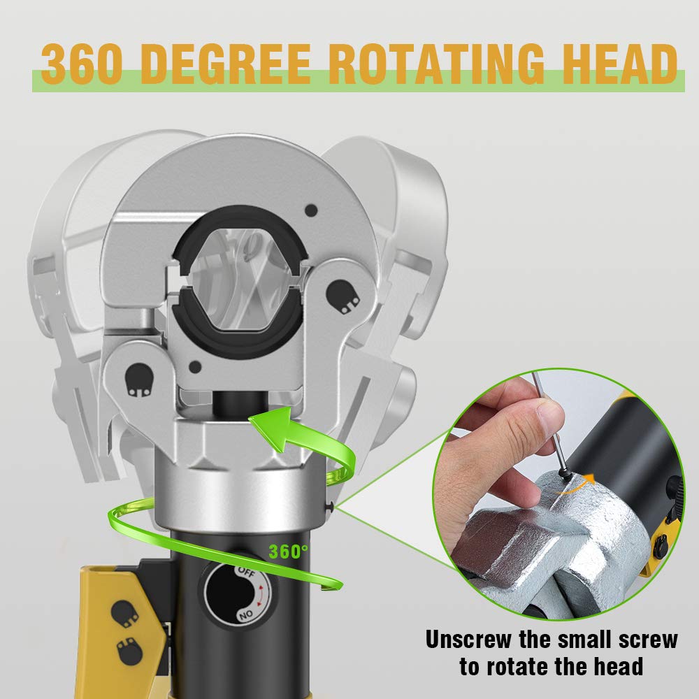 Anbull Hydraulic Copper Tube Crimping Tool - Professional 1/2