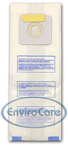 EnviroCare Replacement Micro Filtration Vacuum Cleaner Dust Bags - Compatible with Panasonic U, U-3, U-6-18 Models | High-Efficiency HEPA Filter for Allergies & Pet Hair | Ideal for Home Cleaning & Allergy Relief