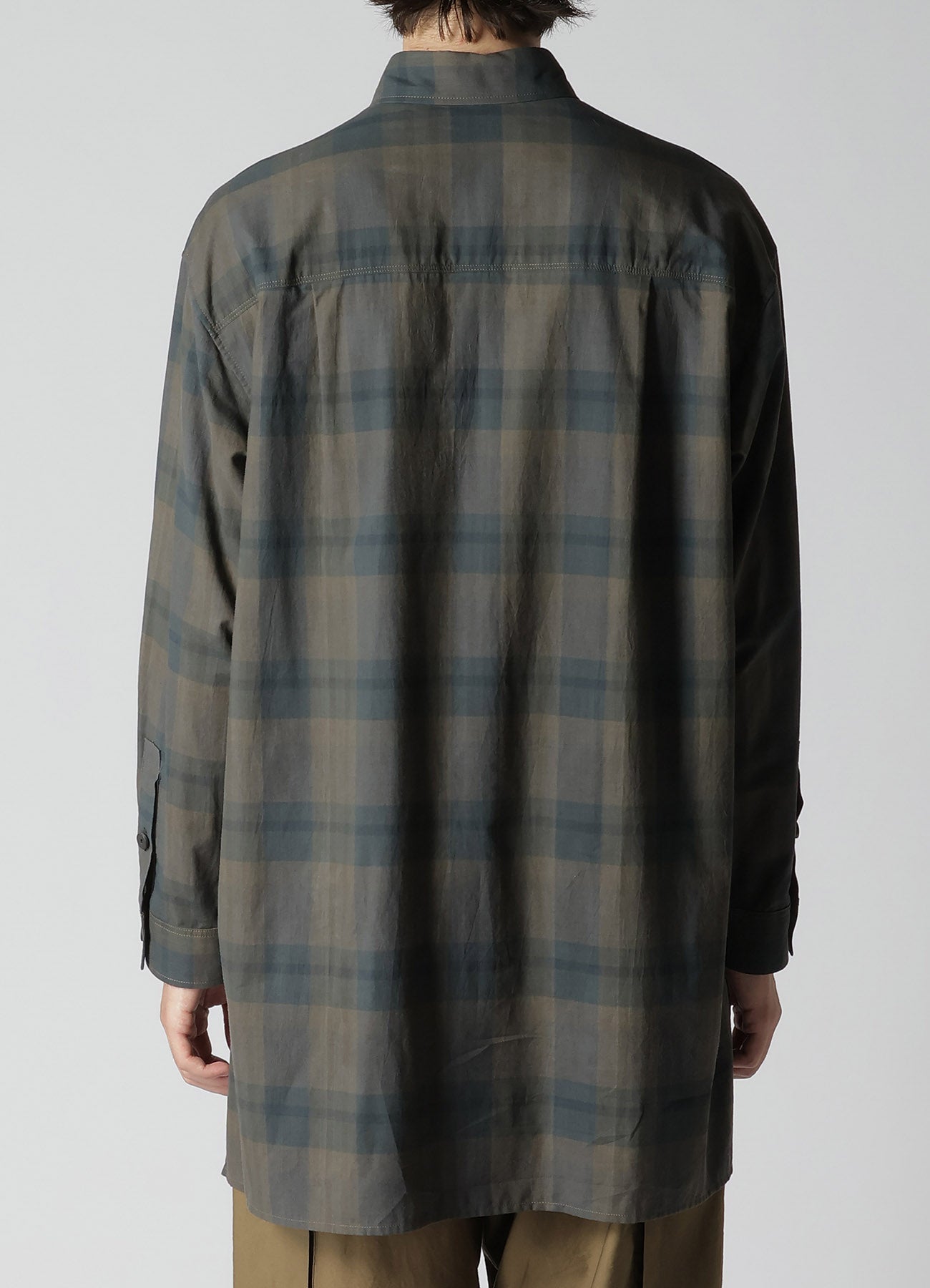 Stylish Cotton Linen Plaid Shirt with Layered Collar | Comfortable Casual Button Down Shirt for Men | Perfect for Office, Date Night & Outdoor Activities