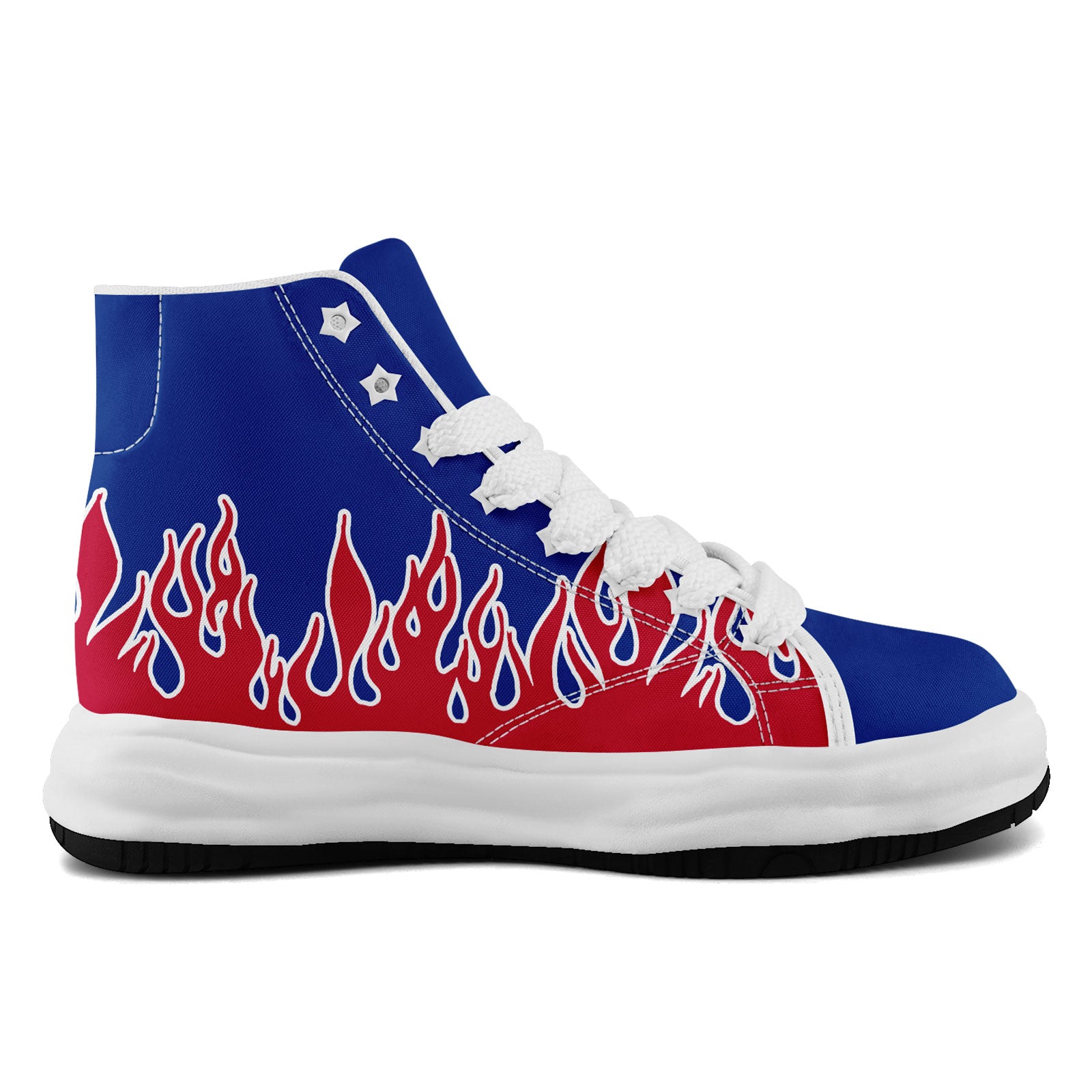 Custom Buffalo Football Jersey & Firesoul Sports Shoes Combo - Personalized Blue White Red Team Uniform & Athletic Sneakers Set for Football Fans, Players, and Sports Enthusiasts - Perfect for Game Day, Training, and Fan Gear
