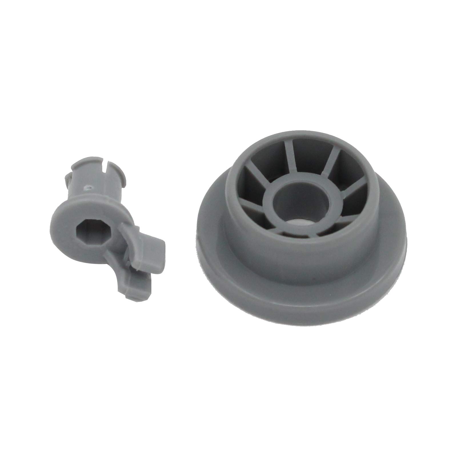 4-Pack Dishwasher Lower Dishrack Wheel Replacement for Bosch SHU5314 UC/11 - Compatible with 00165314 Lower Rack Roller - UpStart Components Brand - Easy DIY Repair for Smooth Dish Rack Movement