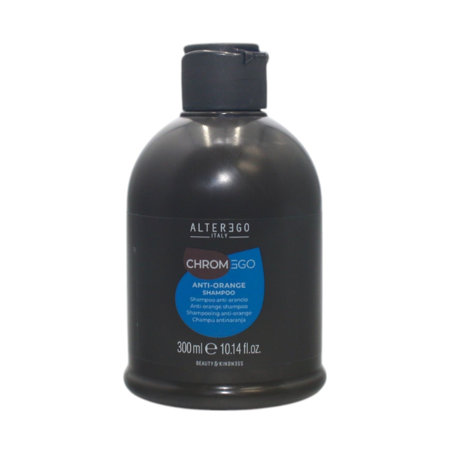Alterego ChromEgo Anti Orange Shampoo 10.14 oz | Toning Shampoo for Blonde & Gray Hair | Neutralizes Brassiness & Yellow Tones | Salon Quality Purple Shampoo for Color-Treated Hair | Perfect for Daily Use & Post-Coloring Care