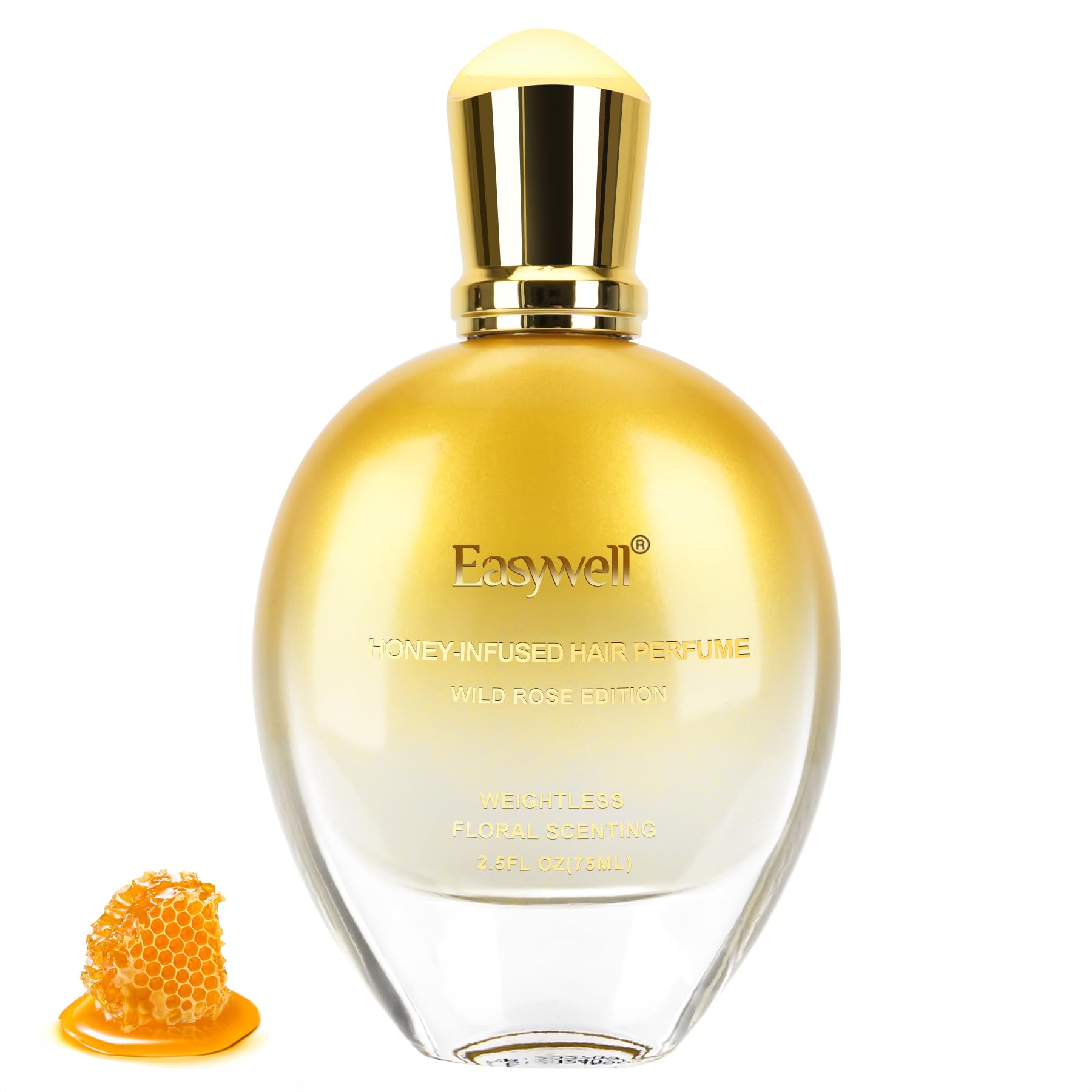 Honey Infused Hair Perfume for Women - 75ml Hair Fragrance Spray with Repairing Benefits | Long-Lasting Scent for Damaged Hair | Perfect for Daily Use, Special Occasions & Hair Care Routine