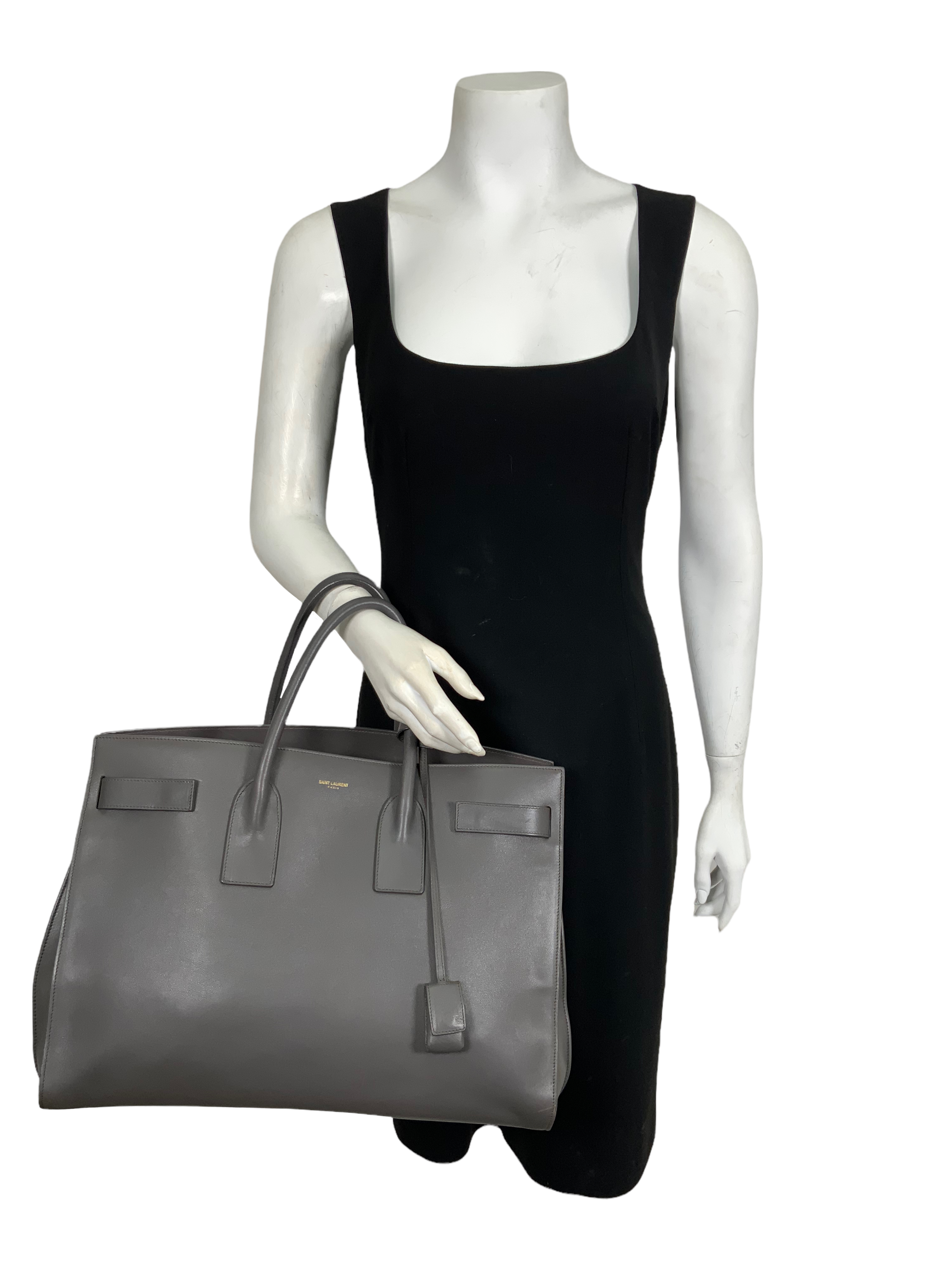 Saint Laurent Sac de Jour Large Tote Bag - Luxury Leather Handbag for Women, Perfect for Work, Travel & Everyday Use