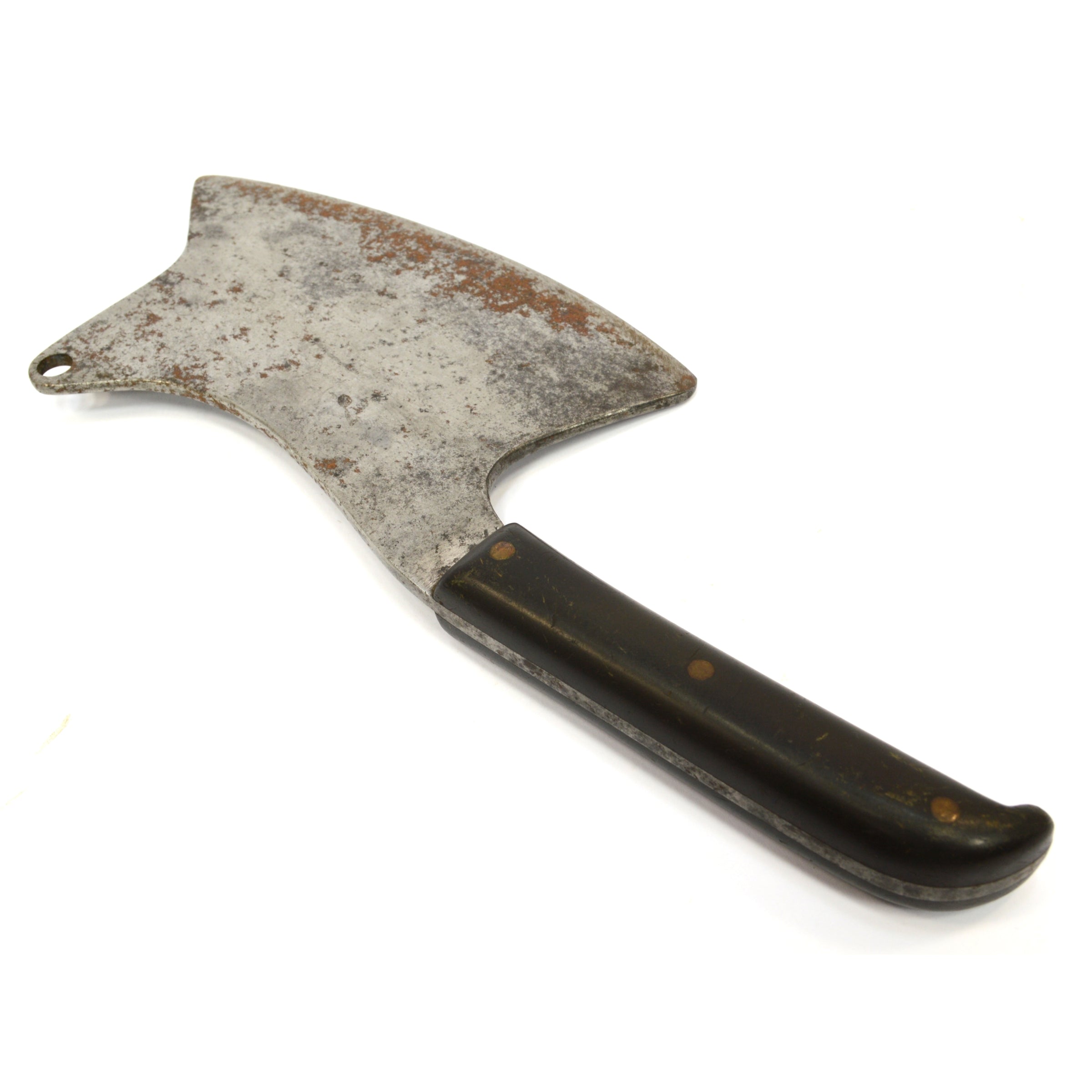 Vintage Italian Butcher Knife - High Carbon Steel Meat Cleaver for Professional Chefs & Home Cooking - Perfect for Chopping, Slicing & Meat Preparation