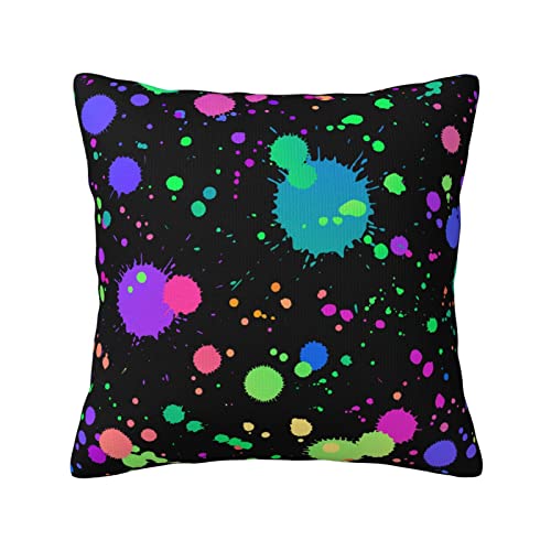 Glow in Dark Splatter Neon Pattern2