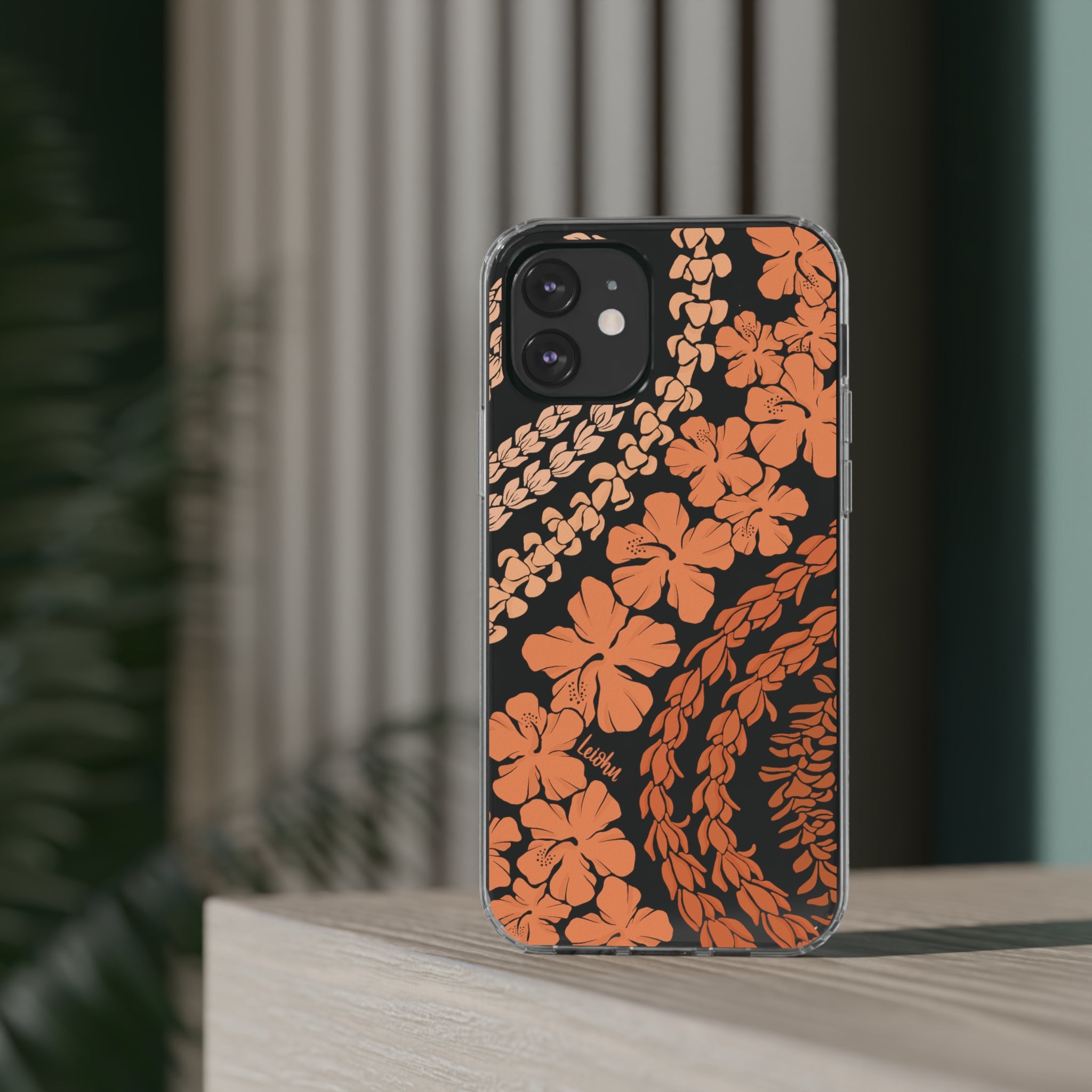 Groovy Lei Warm Clear Phone Case - Soft & Durable Protective Cover for iPhone & Android - Perfect for Winter, Outdoor Activities & Everyday Use