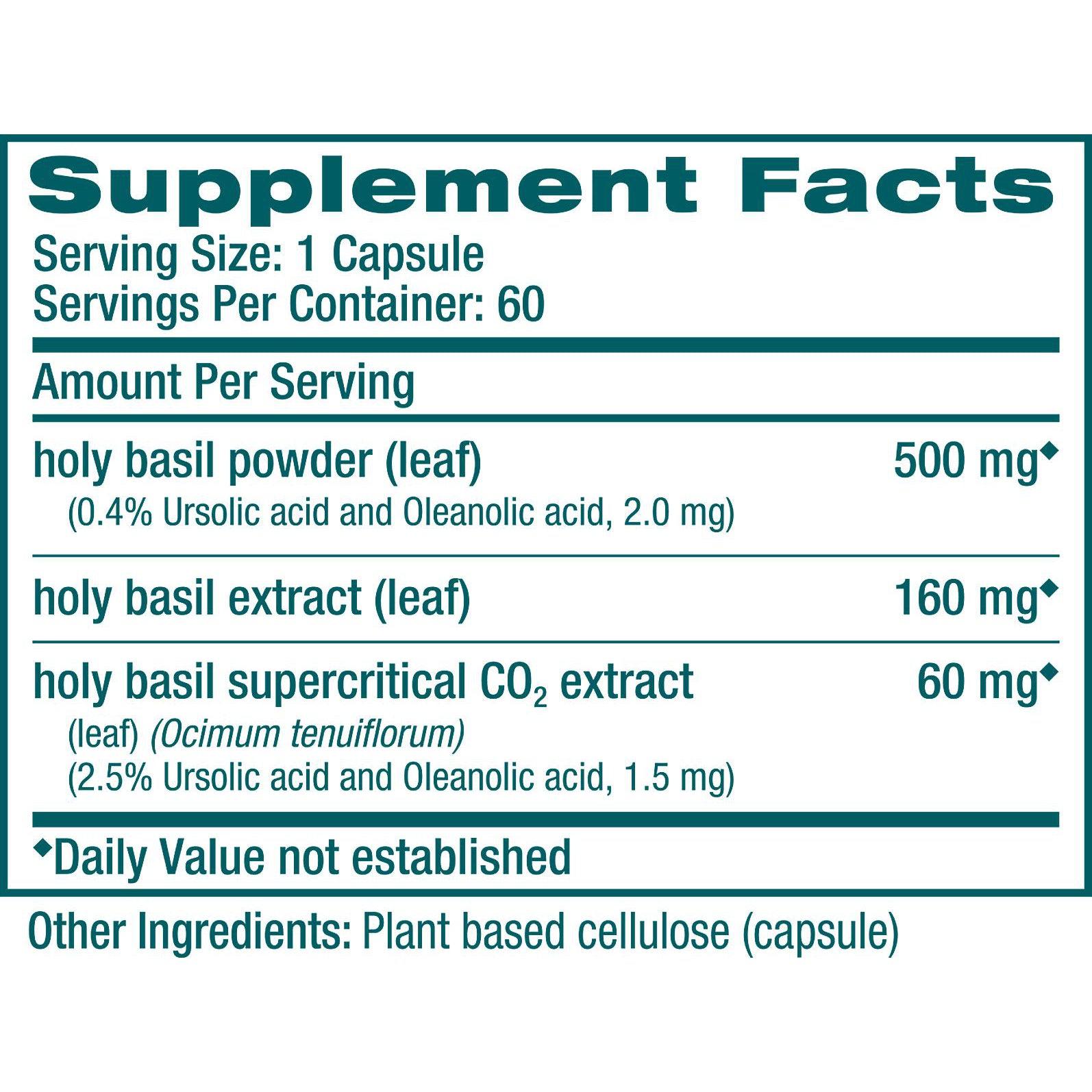 Organic Himalaya Holy Basil (Tulsi) - Stress Relief & Immune Support Supplement - Perfect for Tea, Smoothies & Ayurvedic Wellness