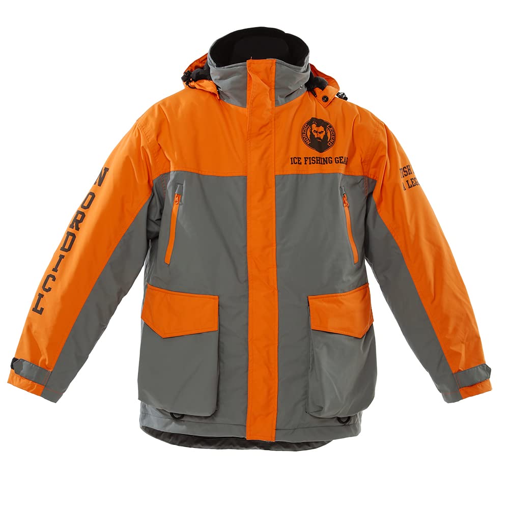 Aurora Series Insulated Waterproof Ice Fishing Suit - Winter Bibs & Jacket Set for Ice Fishing, Snowmobiling & Cold Weather Outdoor Activities