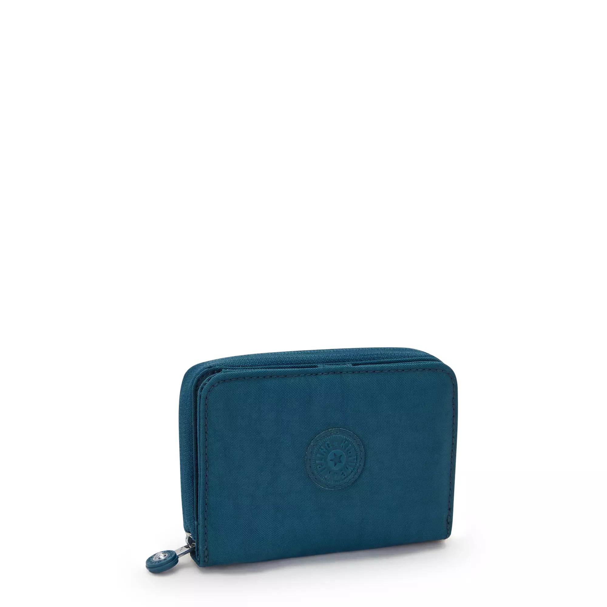 Kipling Money Love Small Wallet - Compact RFID Blocking Wallet for Women - Cosmic Emerald Green - Perfect for Everyday Use, Travel & Gift Giving