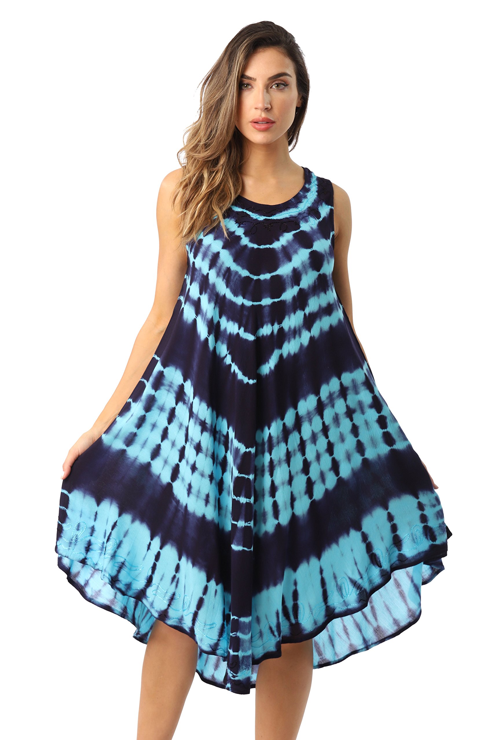 Tie Dye Summer Dress - Beach Cover Up for Women | Riviera Sun Style