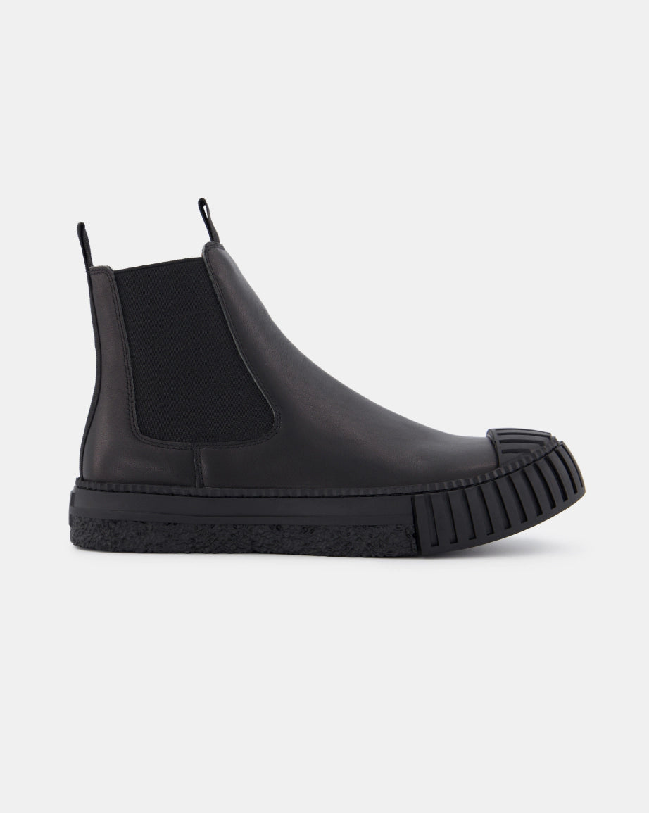 Barbar Chelsea Boots for Men & Women - Black Leather Ankle Boots - Stylish & Comfortable for Casual Outfits, Work & Outdoor Activities
