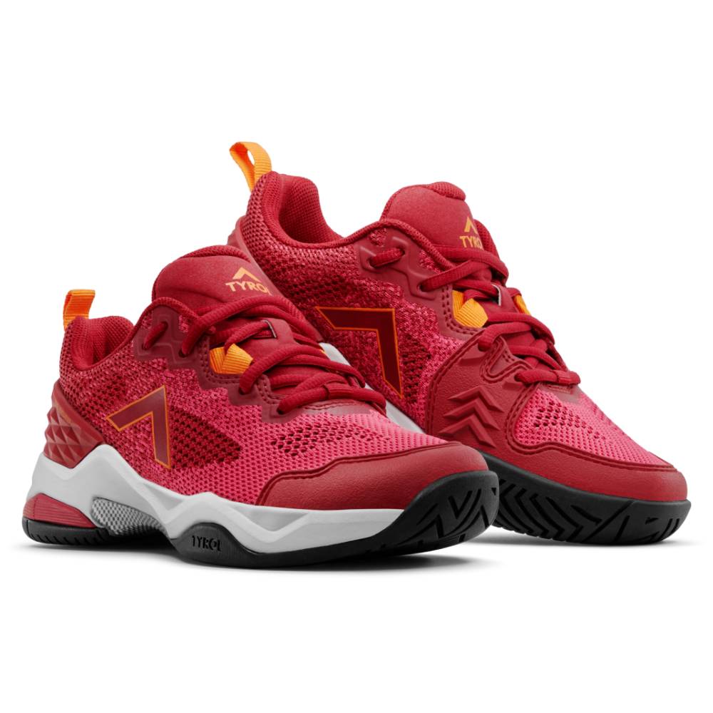 Tyrol Smash Women's Pickleball Shoes - Lightweight & Breathable Court Sneakers for Pickleball & Tennis (Pink/Orange) | Perfect for Indoor & Outdoor Play, Training & Matches