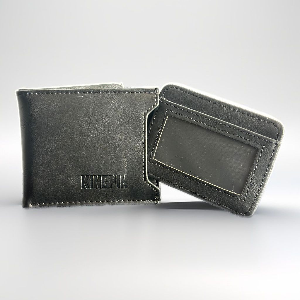 Kingpin Switch KP Black Wallet - Slim RFID Blocking Bifold Wallet for Men - Perfect for Travel, Business & Everyday Use