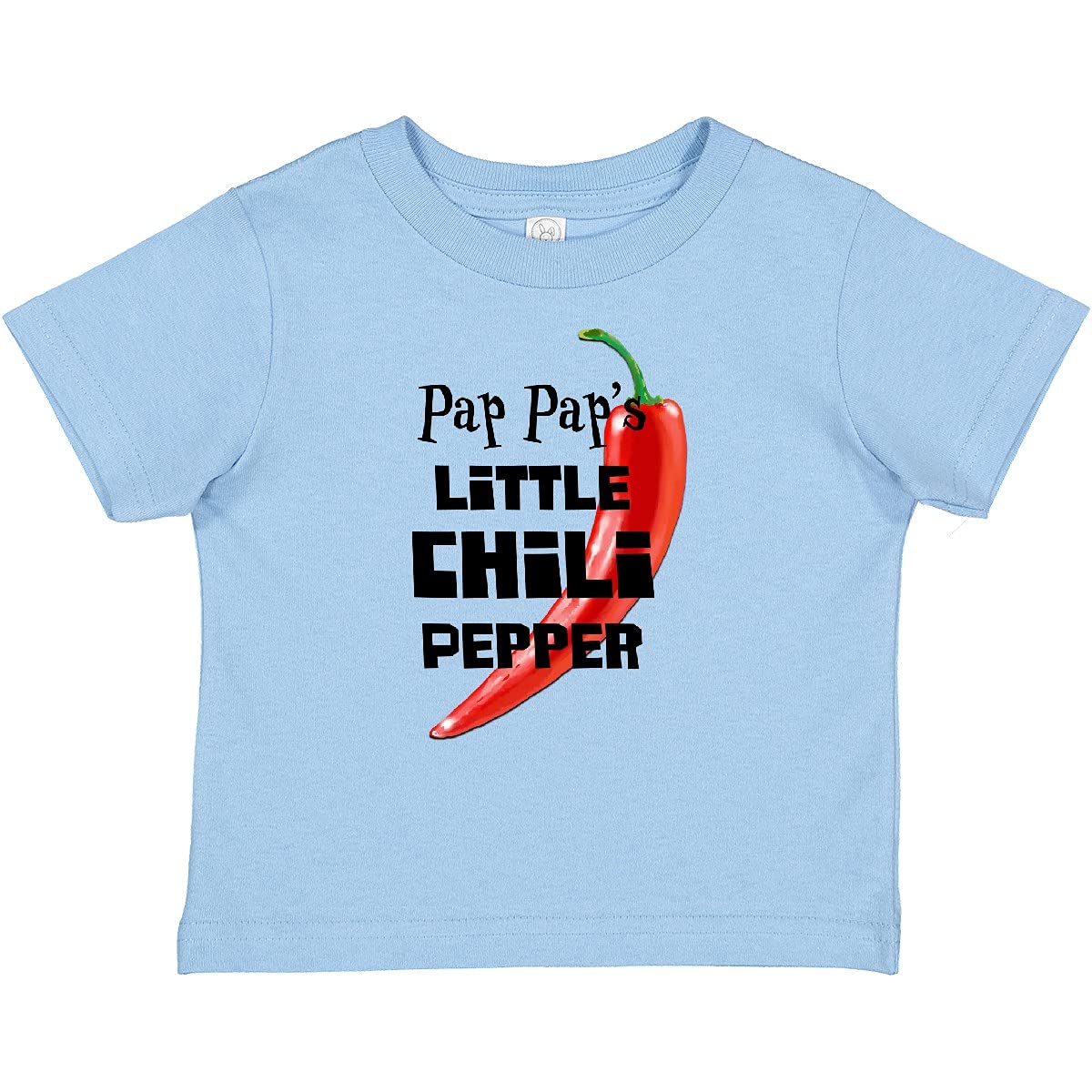 Inktastic Pap Pap's Little Chili Pepper Baby T-Shirt - Cute Infant Bodysuit for Boys & Girls - Perfect for Family Photos, Holidays & Casual Outings