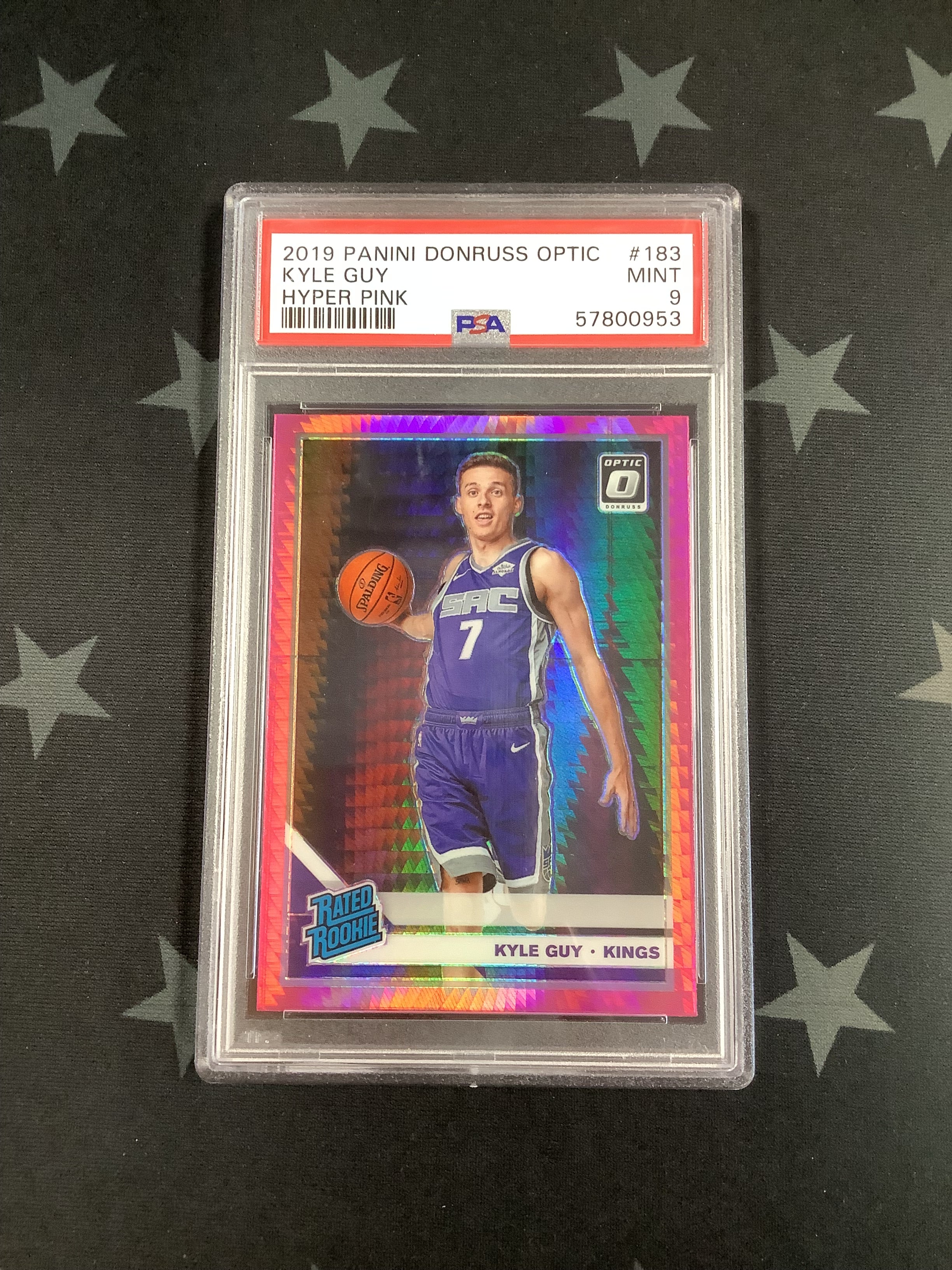 2019 Panini Donruss Optic Basketball Hyper Pink Kyle Guy #183 PSA Mint 9 57800953 - Rare Collectible Basketball Card for NBA Fans & Sports Memorabilia Enthusiasts