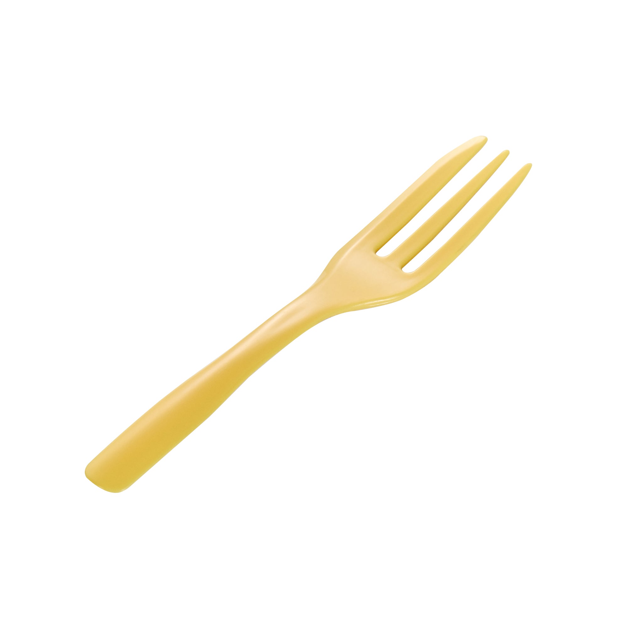 Baby Yellow Plastic Cake Forks with Knife Edge - 4 x 3/4 Inch - Pack of 500 - Perfect for Birthday Parties, Baby Showers & Catering Events