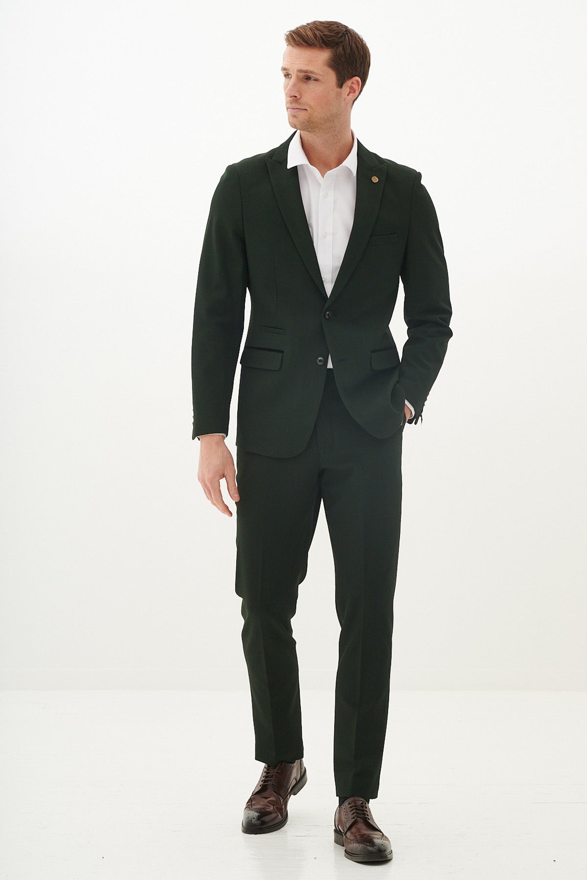Cardiff City F.C. Official BROMLEY Olive Green Check Blazer - Alex Robertson Style Football Jacket for Men | Matchday Outfit, Gameday Fashion & Smart Casual Wear
