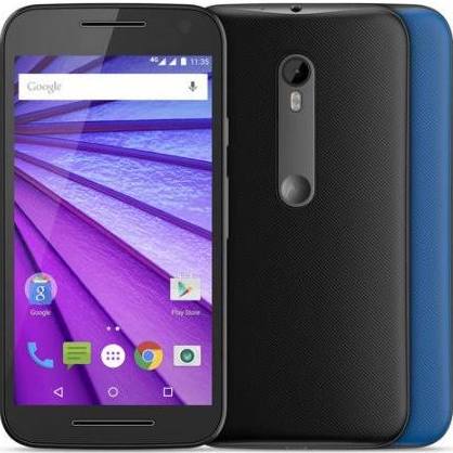 Motorola Moto G 3rd Gen Unlocked Smartphone - 8GB Storage, Black - Perfect for Travel, Work & Everyday Use