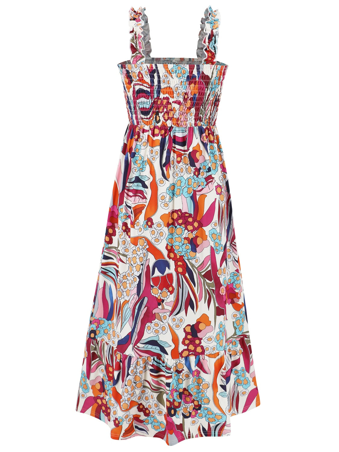 Elegant Summer Maxi Dress for Women - Flowy Beach Dress with Pockets, Boho Chic Sundress - Perfect for Vacations, Beach Outings & Casual Wear