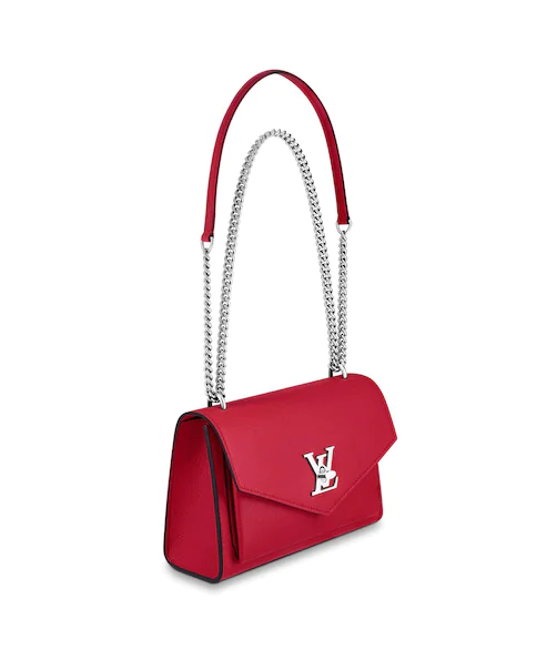 LV MyLockMe BB Rubis Crossbody Bag - Luxury Leather Handbag for Women, Perfect for Daily Use, Travel & Evening Events