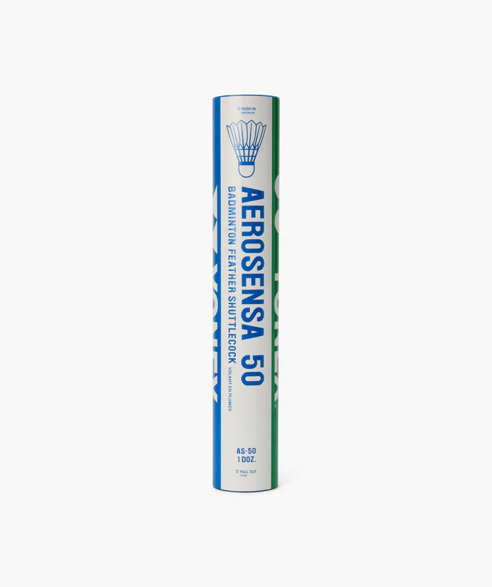 Yonex AS 50 Premium Goose Feather Badminton Shuttlecocks - Professional Grade Tournament Shuttlecocks for Indoor & Outdoor Badminton Games, Training, and Competition