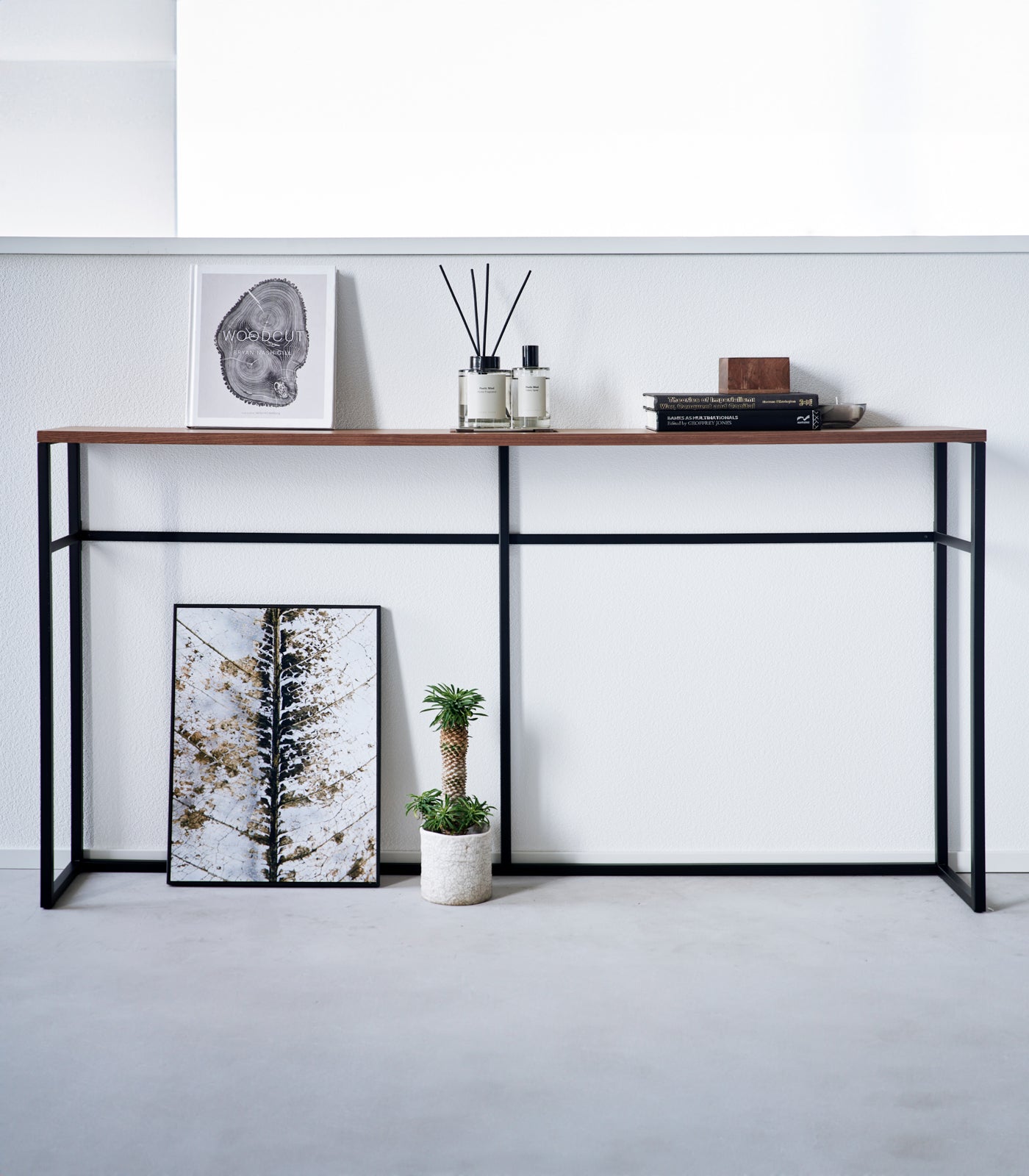Modern Long Console Table - 2 Stylish Designs with Sturdy Steel Frame | Perfect for Entryway, Living Room & Hallway Decor
