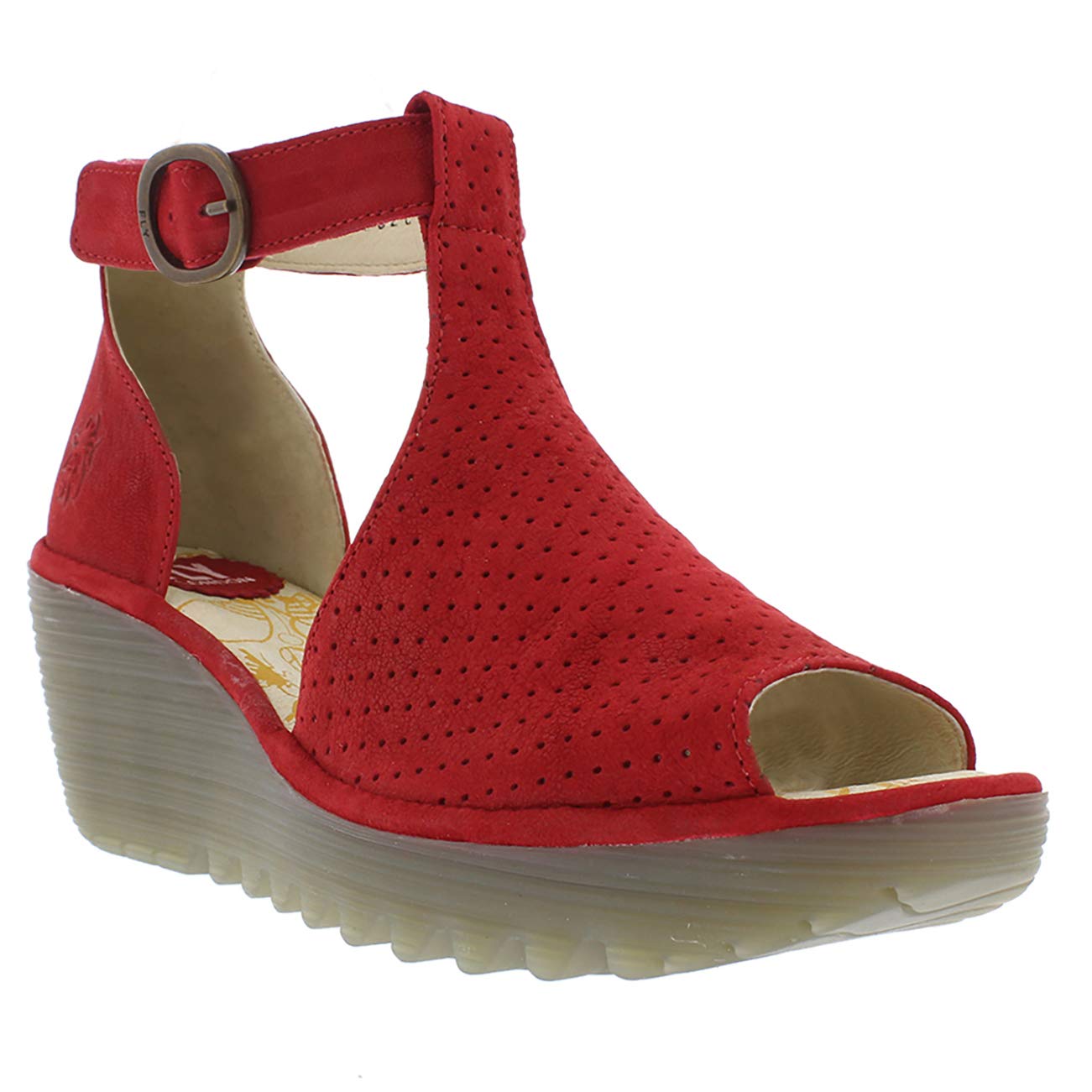 Fly London Women's Comfortable Wedge Sandals with Open Toe - Stylish Summer Casual Shoes for Beach, Vacation & Everyday Wear