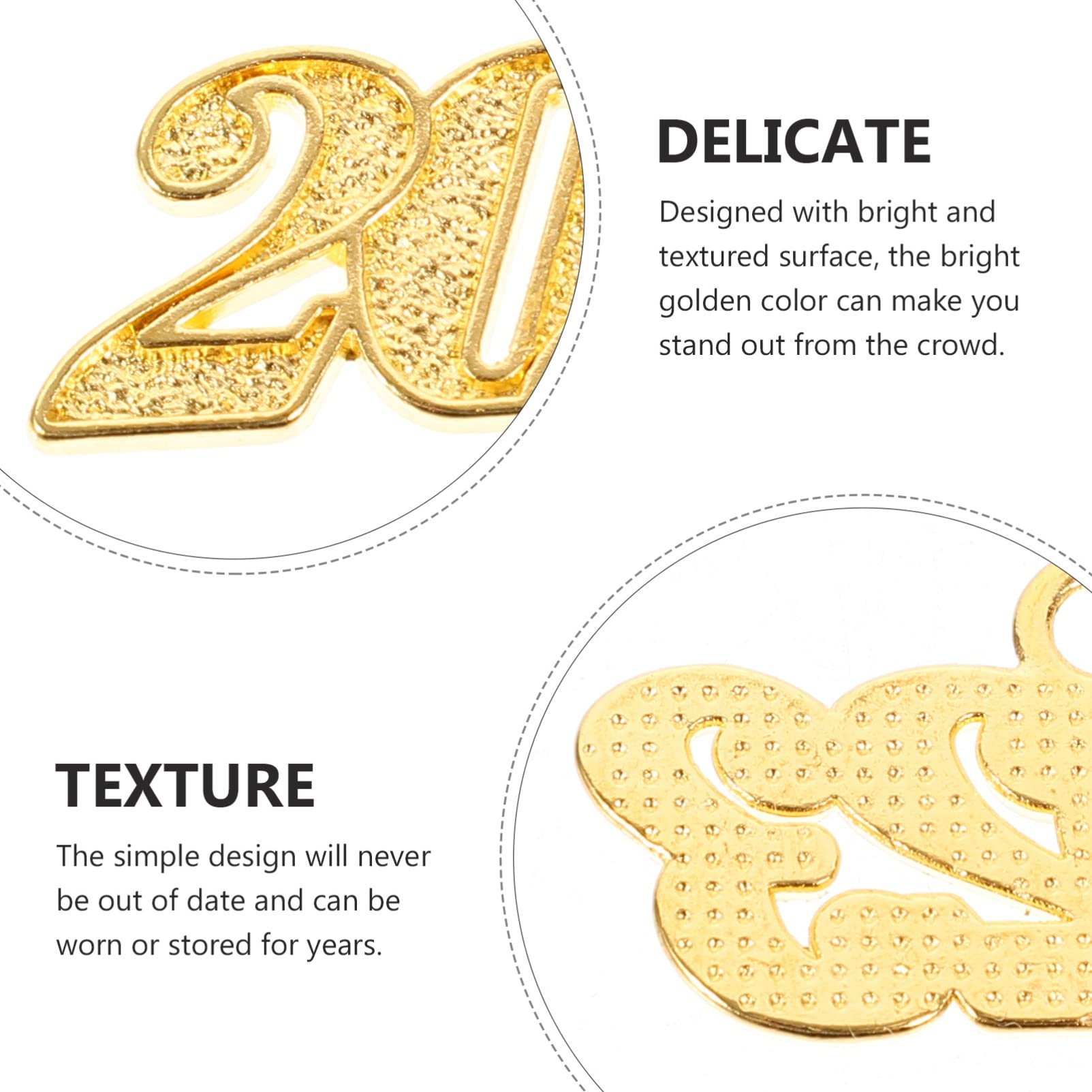 2023 Graduation Charms - 6pcs DIY Signet Year Pendants for Necklace, Earrings & Keychain - Bulk Jewelry Accessories for Graduation Tassels & Gifts (Perfect for Class of 2023 Celebrations, Senior Year Keepsakes & Graduation Party Favors)