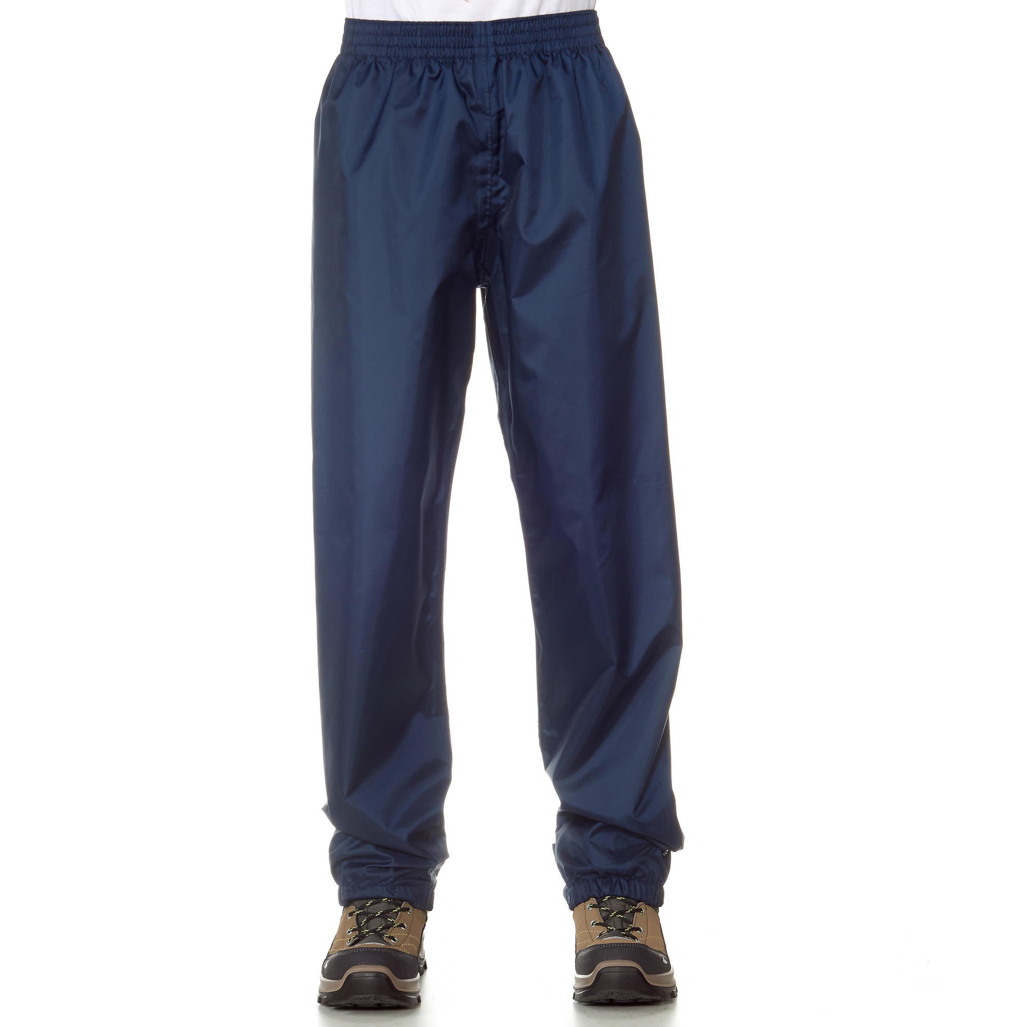 Quechua MH100 Waterproof Hiking Pants for Kids 7-15 Years - Outdoor Adventure, Camping & Rainy Day Protection