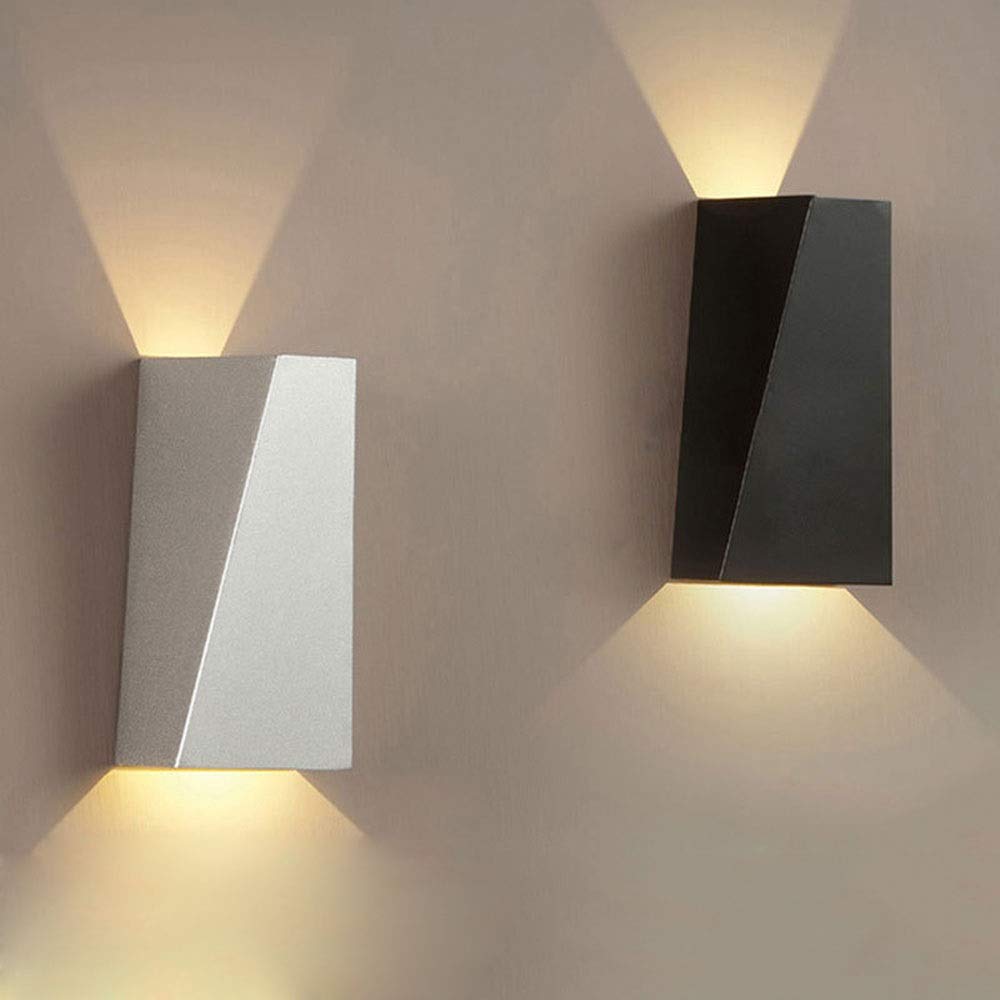 Modern LED Wall Mounted Light Fixture - Indoor Wall Lamp for Bedroom, Bathroom, Kitchen & Living Room - Energy Saving Reading Light with Simple Design - Perfect for Home, Office and Cafe Lighting