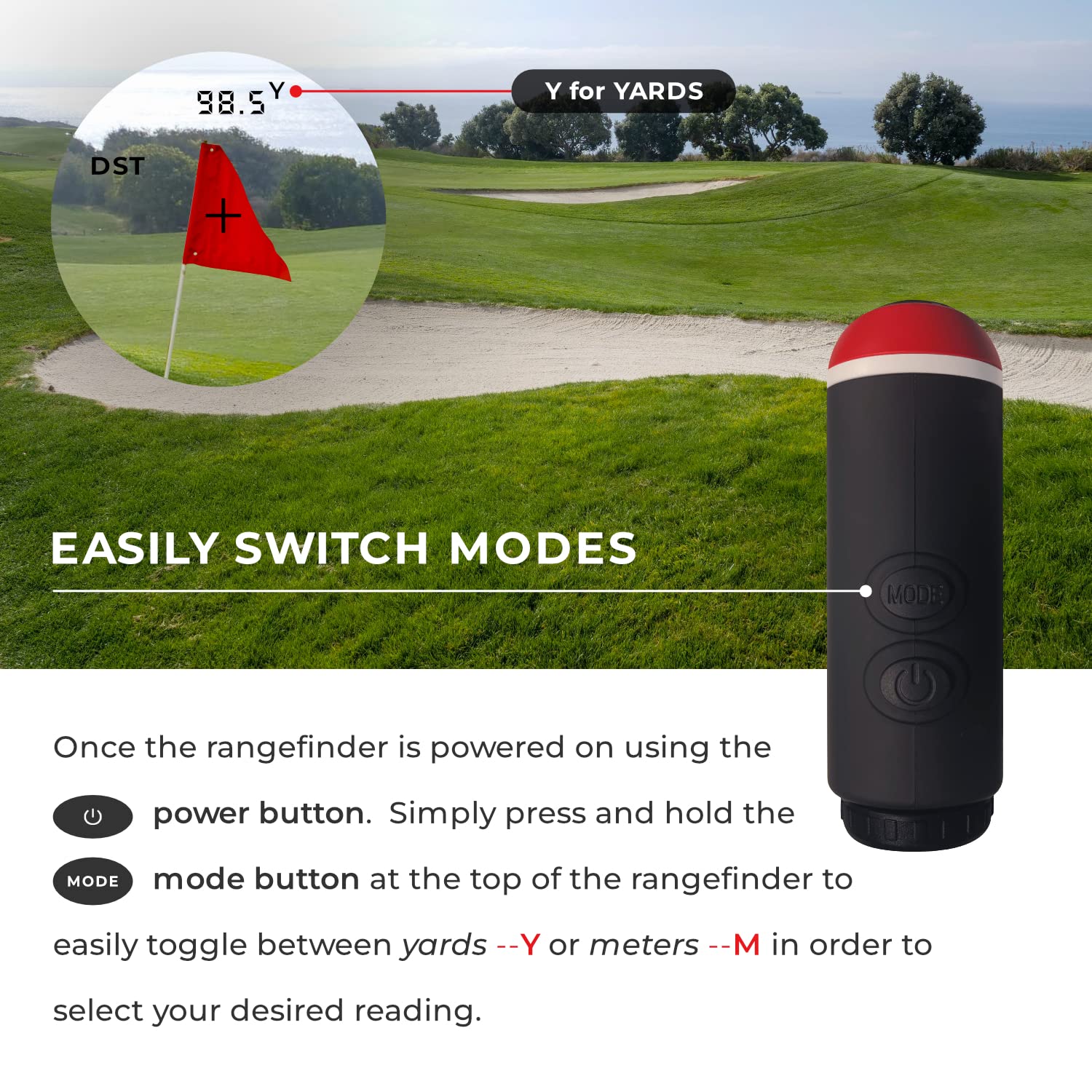 Eagle Eye Elite Golf Rangefinder with Slope - Precision Laser Distance Measurer for Golf | Magnetic Mount | Includes Batteries & Accessories | Perfect for Course Play & Tournament Practice