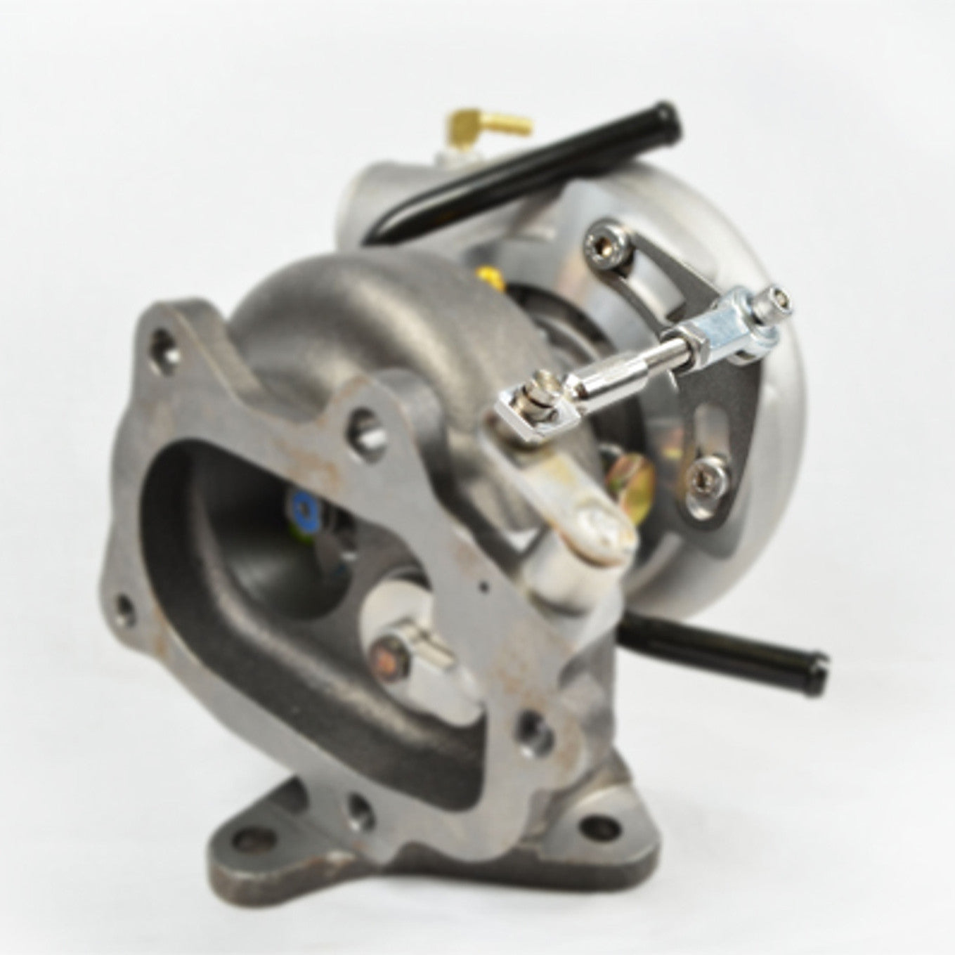 GrimmSpeed Adjustable Internal Wastegate (IWG) Bracket - High Performance Turbo Upgrade for Subaru WRX STI & More | Perfect for Racing & Engine Tuning