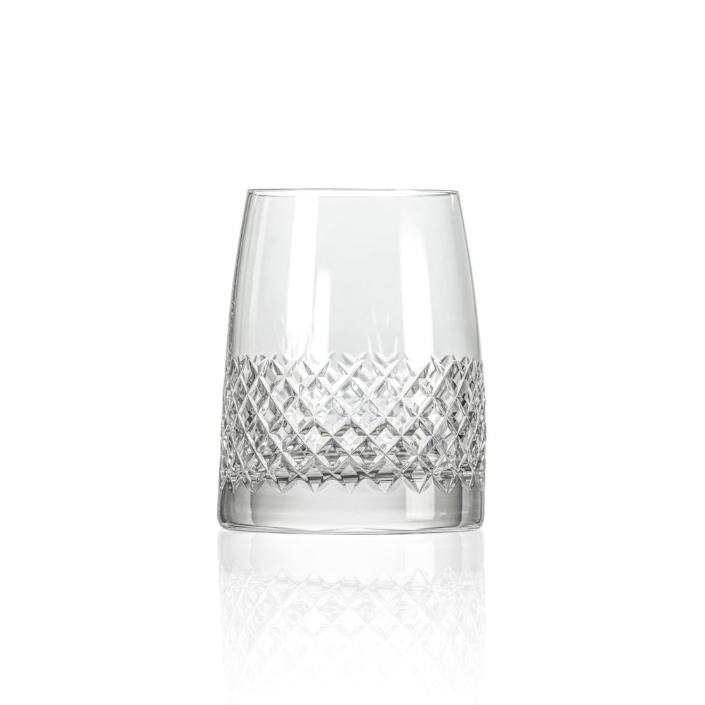 Premium Diamond 5oz Tequila Tasting Glasses Set of 2 - Crystal Clear Lead-Free Glass for Bourbon Whiskey & Liquor - Perfect for Home Bar, Tasting Parties & Gifts