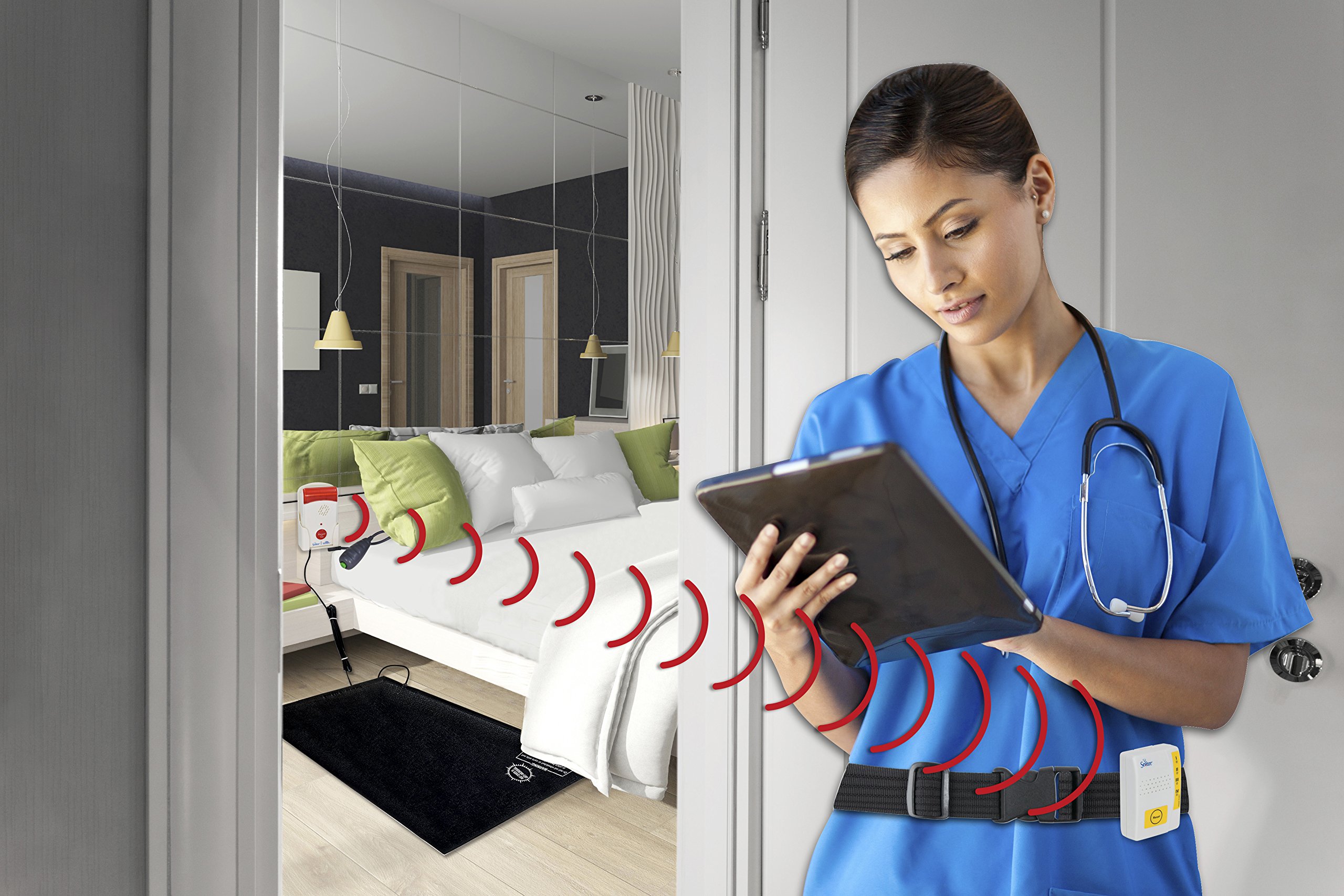 Wireless Bed Alarm for Elderly - 24