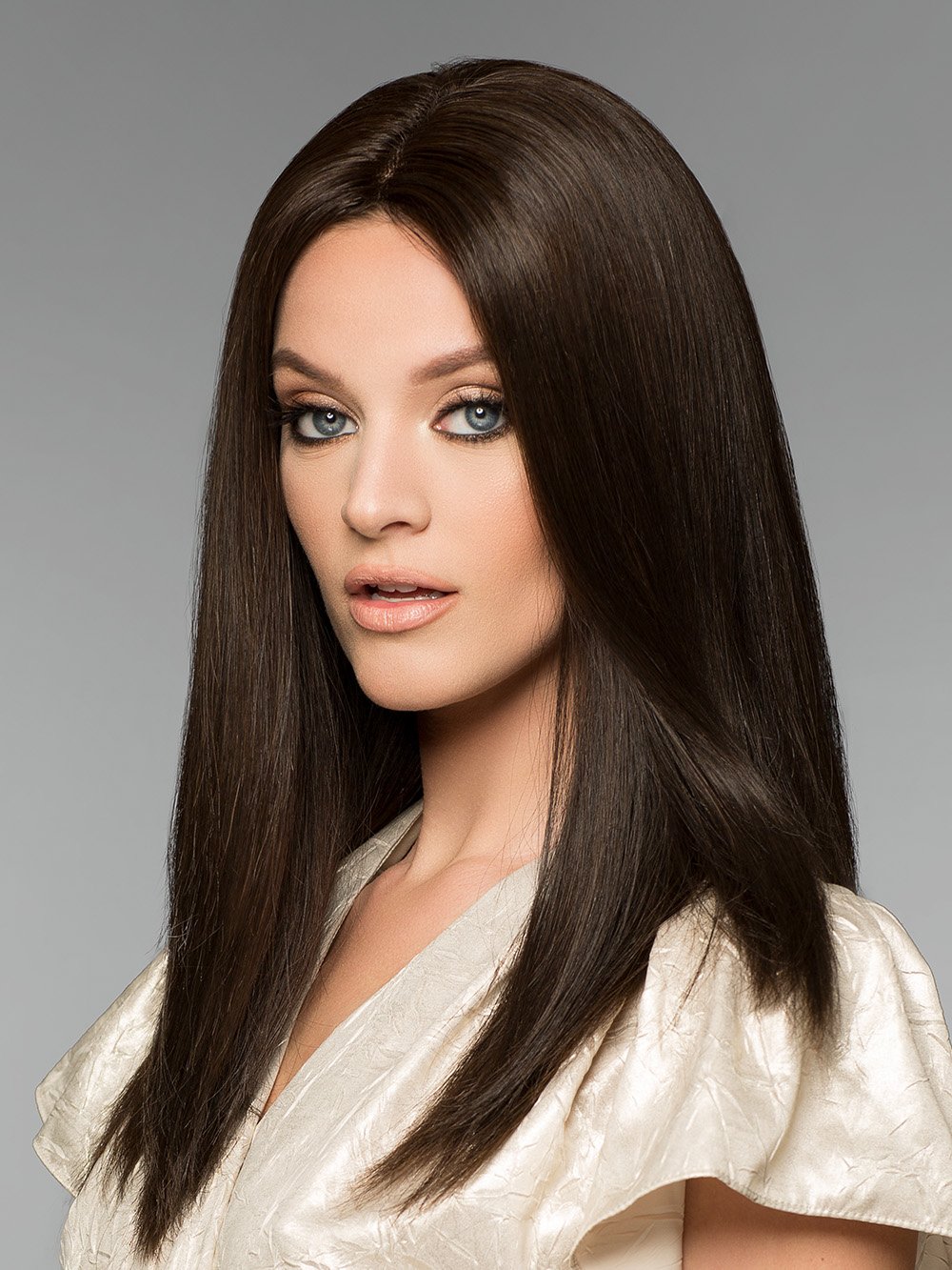 Alexandra H Mono Human Hair Wig with Mono Top - 100% Real Human Hair for Natural Look | Perfect for Daily Wear, Cosplay & Special Occasions