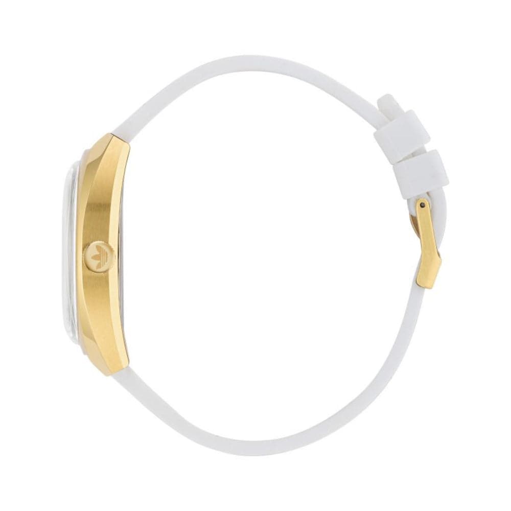 Adidas Edition One Unisex Watch - White Dial & Rubber Strap (AOFH23012) | Sporty & Casual Timepiece for Men & Women | Perfect for Gym, Running & Everyday Wear
