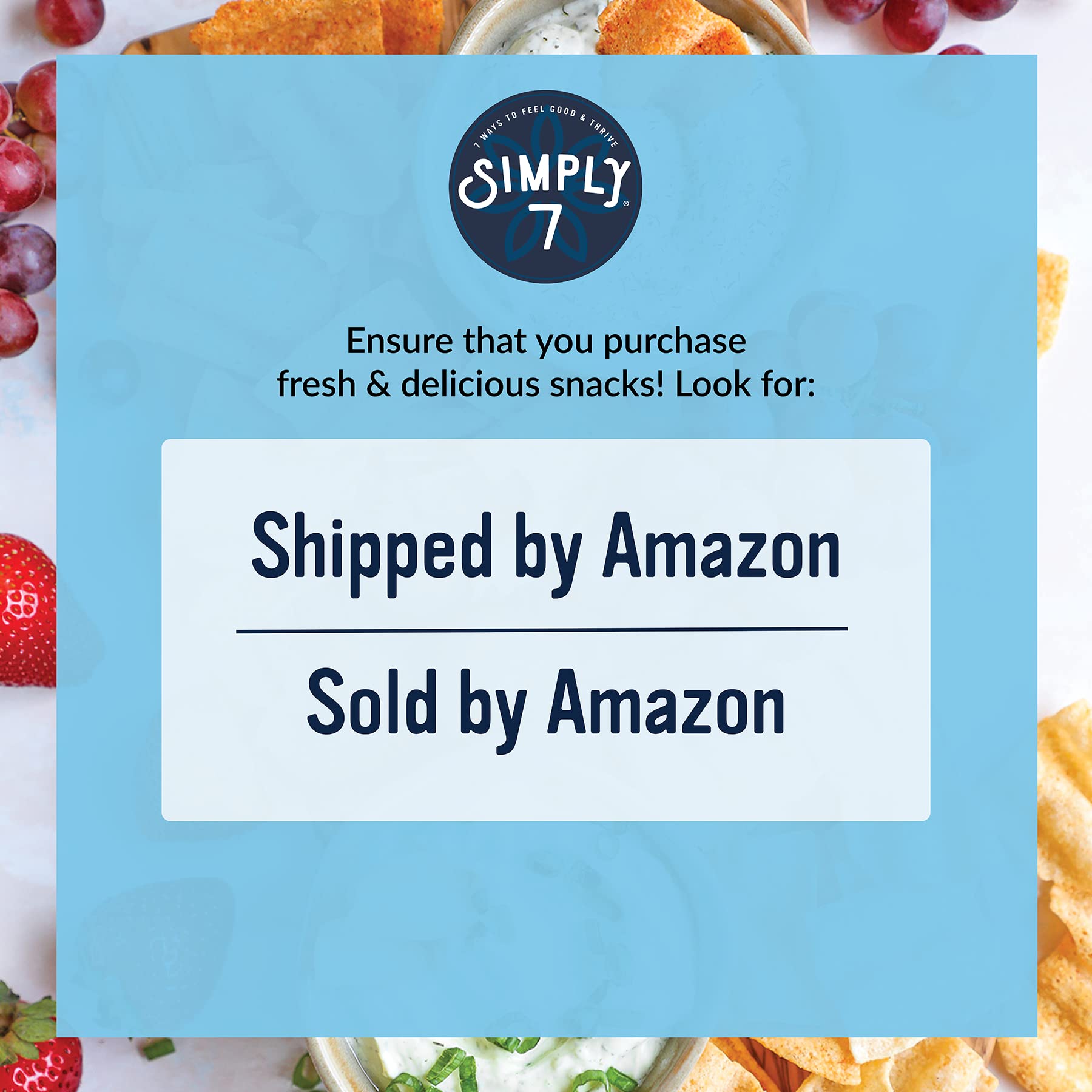 Simply 7 BBQ Flavored Quinoa Chips - Gluten Free, Non-GMO, Vegan Snacks - 3.5oz (8 Pack) - Perfect for Parties, Picnics & Healthy On-the-Go Snacking