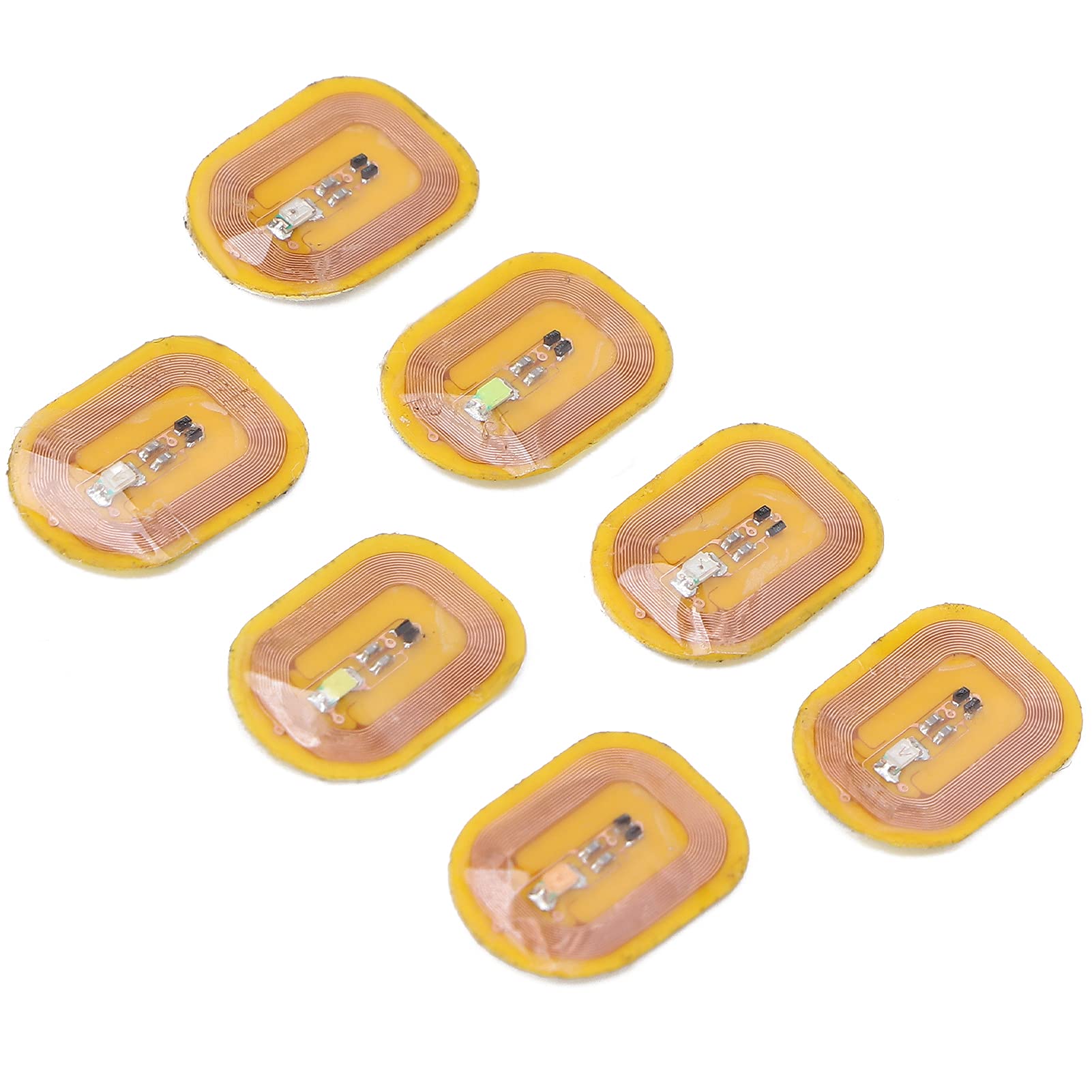 NFC Nail Stickers - Self Adhesive 7 Color LED Nail Art for Women | Fashionable NFC Enabled Nail Decals for Bus Cards & Contactless Payments | Perfect for Parties, Clubbing & Daily Commute