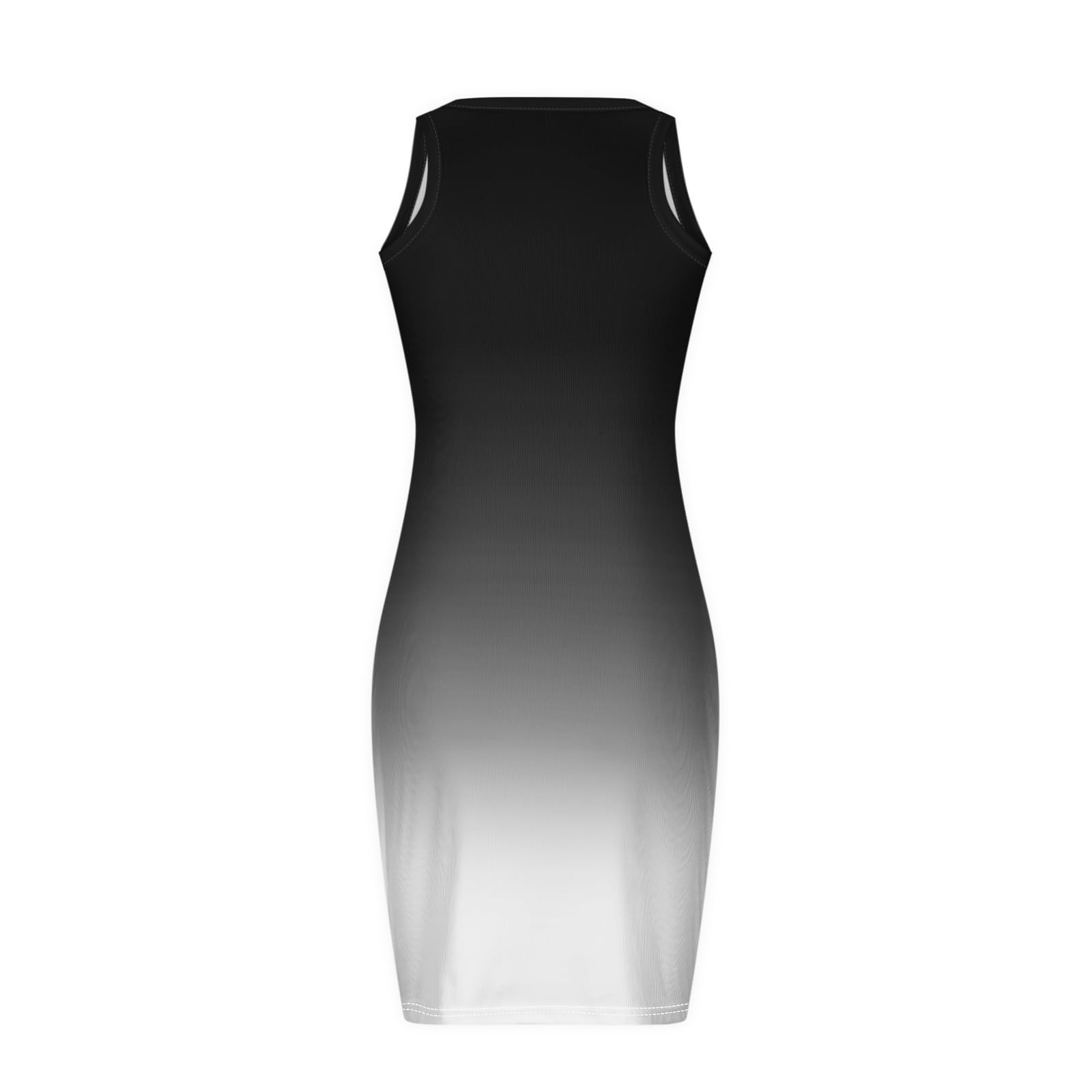 Women's Slim Ribbed Tank Dress - Sexy Sleeveless Mini for Summer