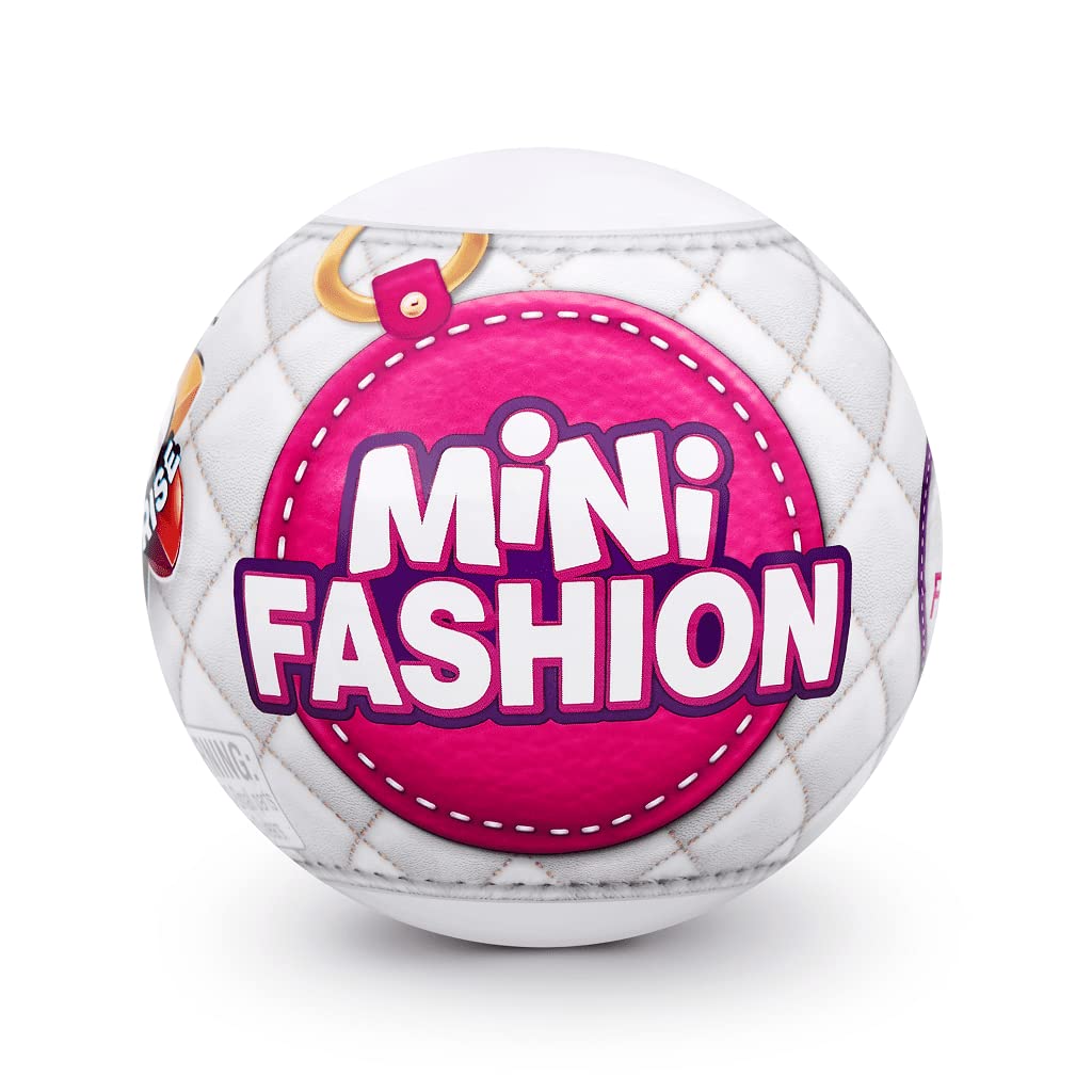5 Surprise Mystery Capsule - Real Miniature Collectible Mini Fashion Brands Series 1 - Perfect for Collectors & Gift Giving - Small Parts Not for Children Under 3 - Great for Display, Party Favors & DIY Projects