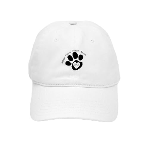 White - Paw Print Cap