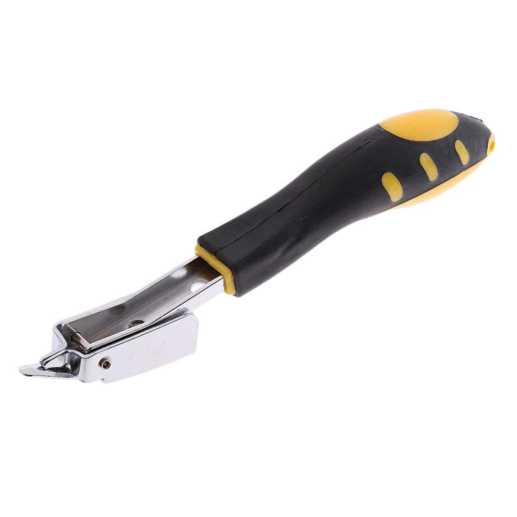Heavy Duty Staple Gun Kit with 600 Staples (U Shape, Door Shape, T Shape) & Staple Remover - 3 Way Hand Operated Stapler for DIY Projects, Home Repair, Upholstery, and Woodworking - Plastic Body Construction