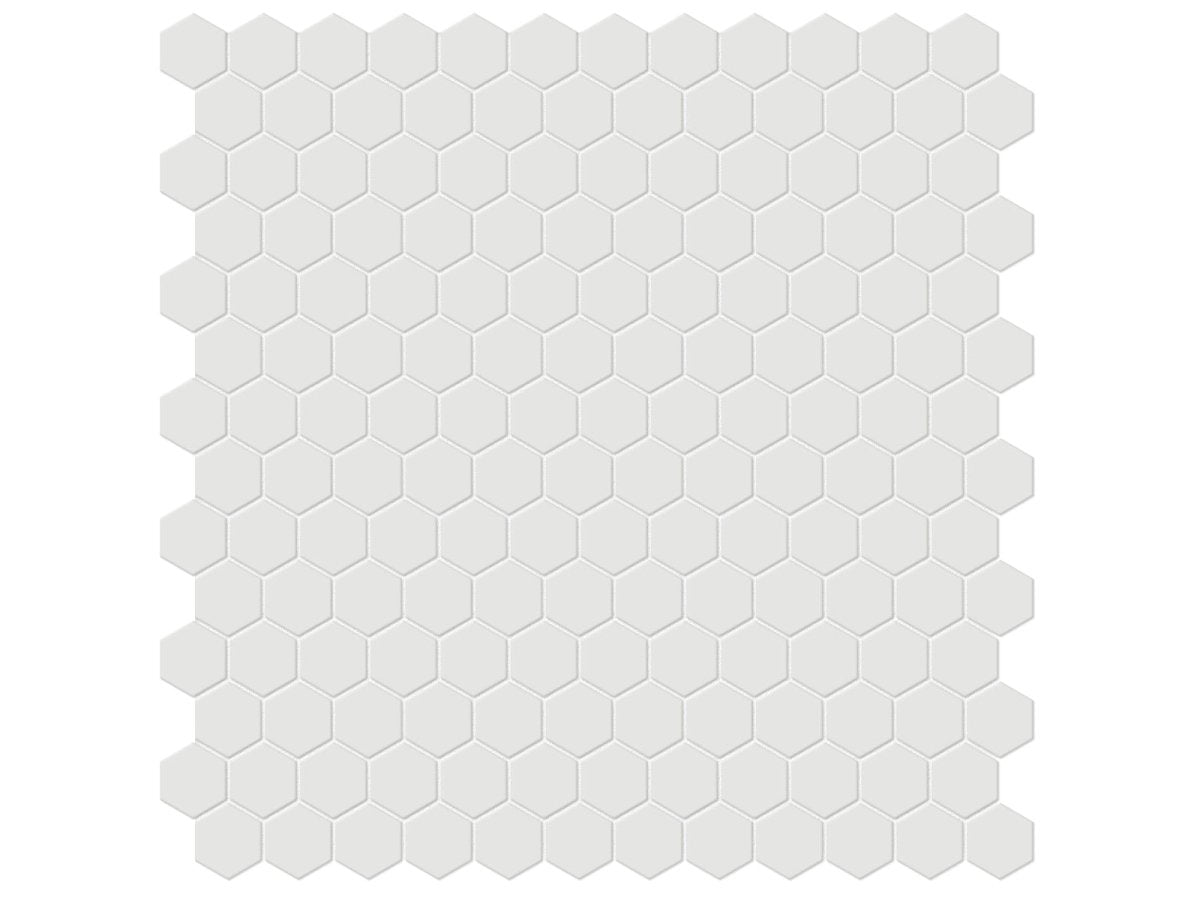 Hexagon Vintage Grey Soho Matte Glazed Porcelain Mosaic Tile - 1 Pack - Perfect for Kitchen Backsplash, Bathroom Walls & Flooring