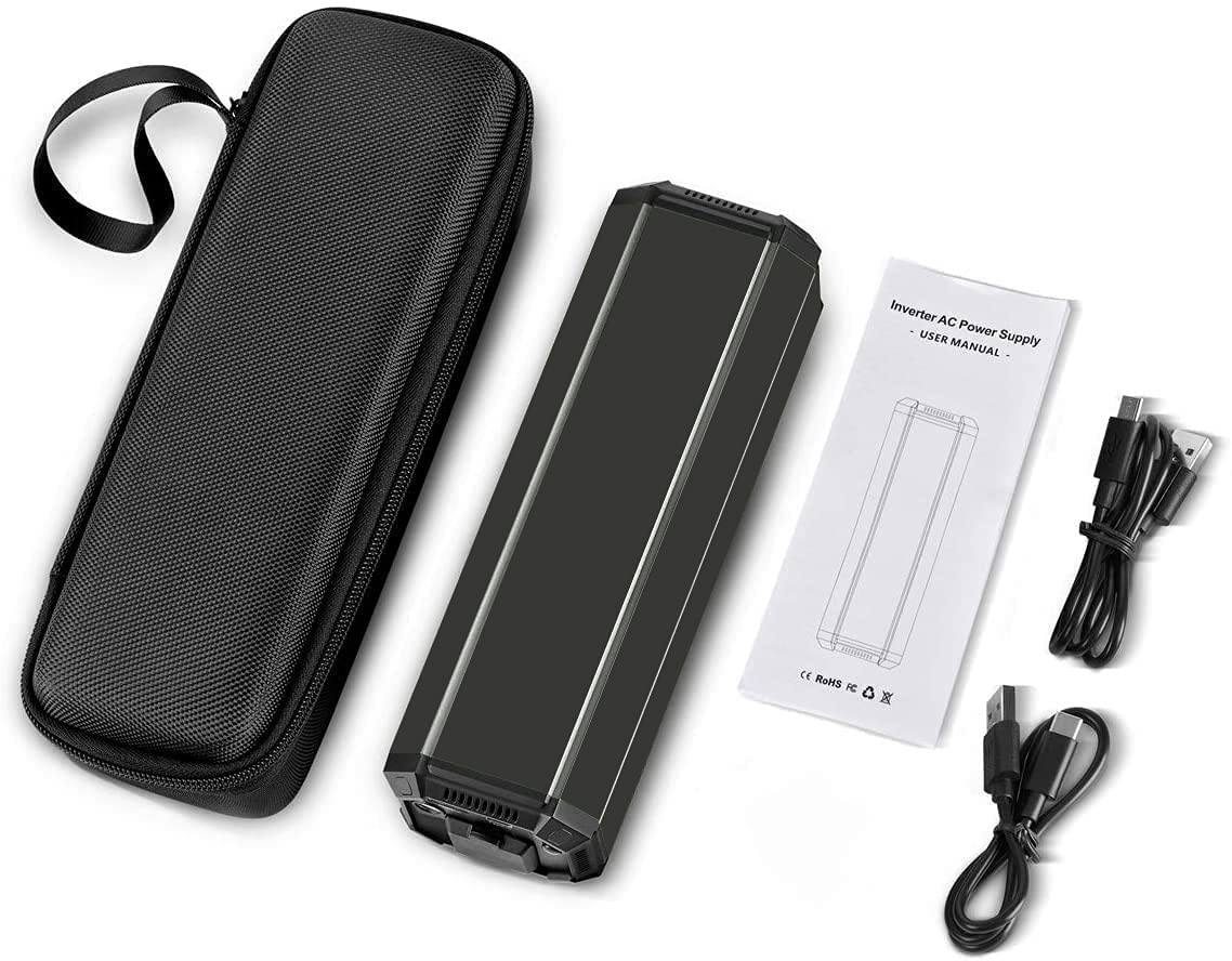 31200mAh Portable Laptop Charger with 100W AC Outlet - High Capacity USB C Power Bank for MacBook, iPhone, HP, Dell, Lenovo | Fast Charging External Battery Pack for Travel, Work & Emergency Power Backup (N5)