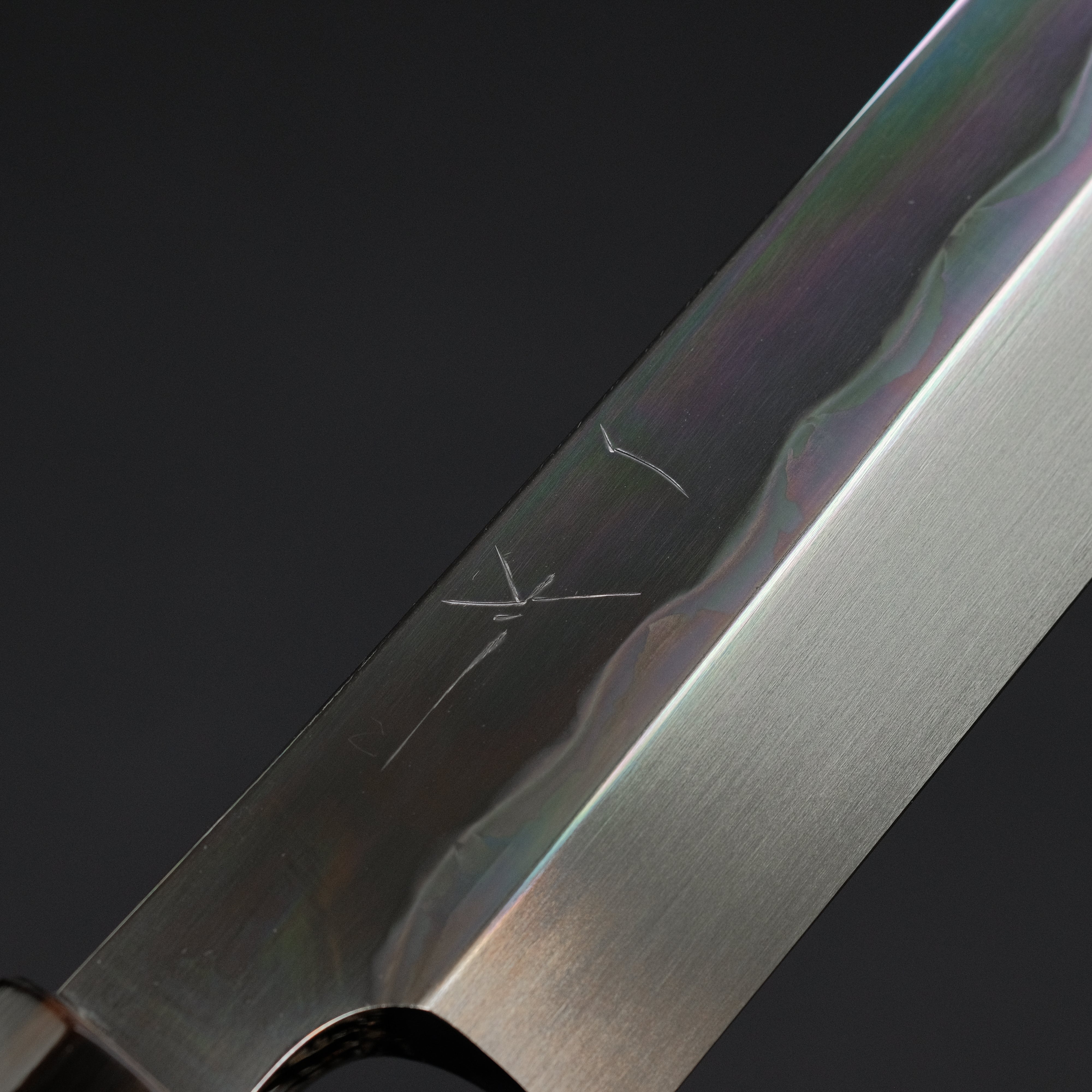 Hitohira Togashi White #1 Notaremon Mizu Honyaki Yanagi Sakimaru 300mm Sushi Knife with Taihei Ebony Handle & Saya - Professional Japanese Chef Knife for Sushi, Sashimi & Precision Cutting