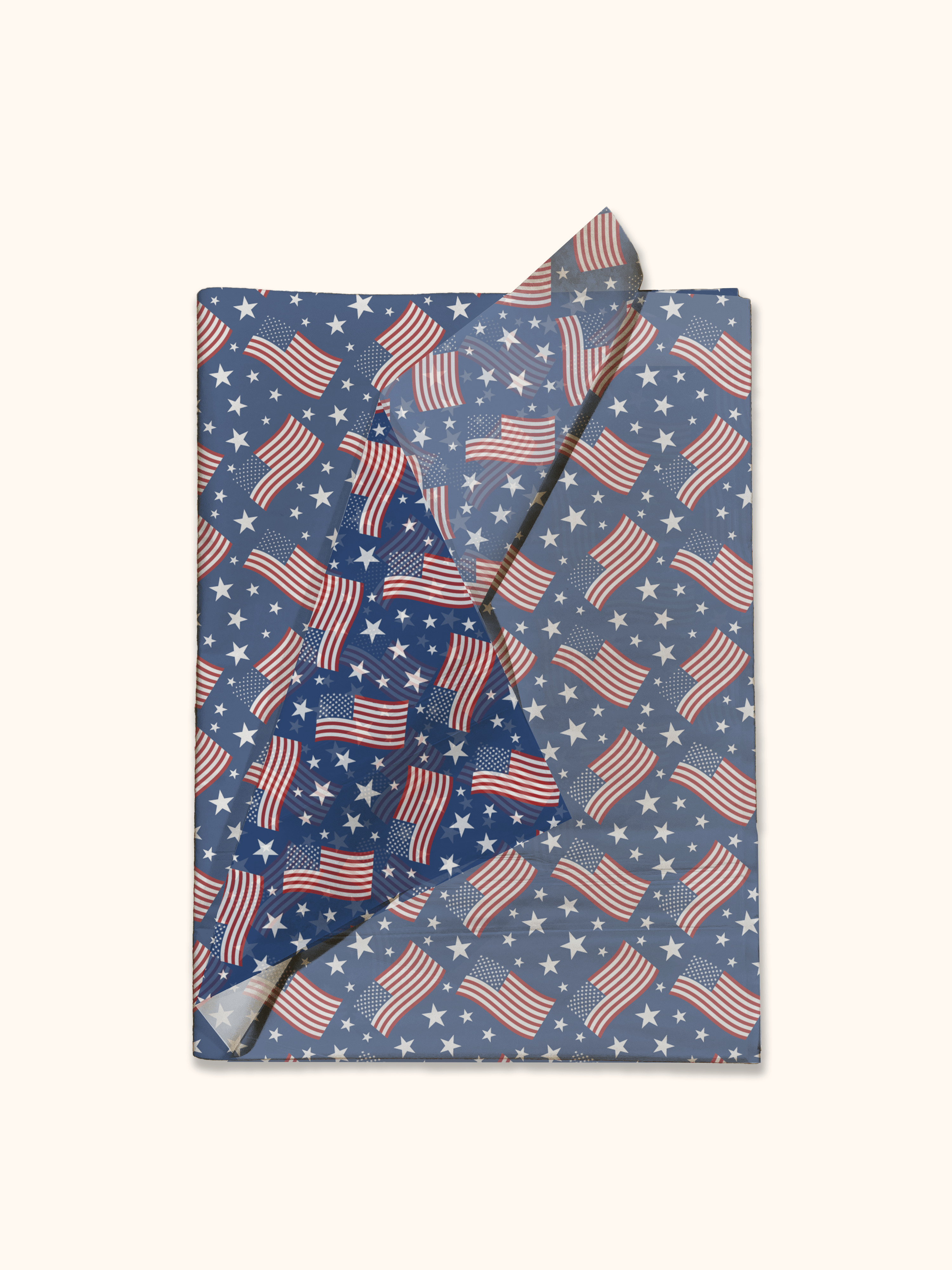 Premium American Flag Printed Tissue Paper - Patriotic Gift Wrapping for Bags, Boxes & Party Decorations (4th of July, Memorial Day, Veterans Day)